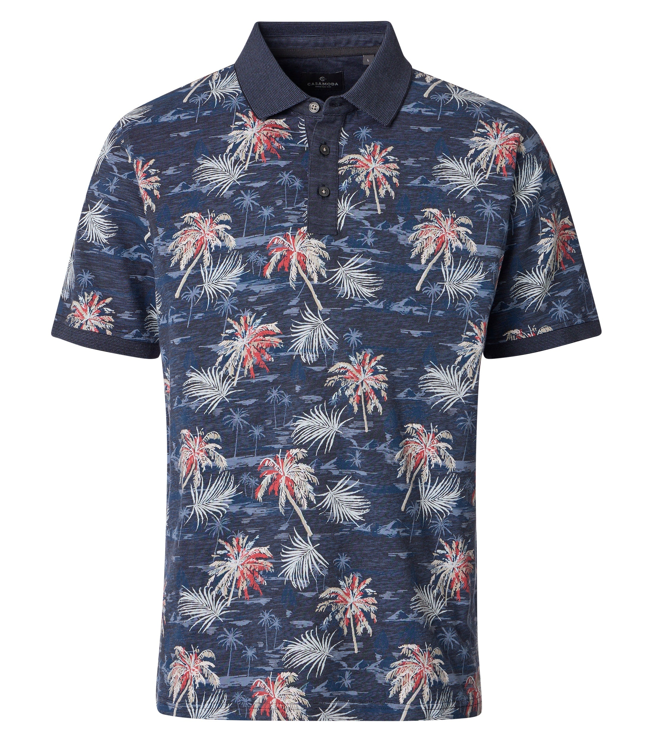 Casa Moda Herren Polo-Shirts Blau
