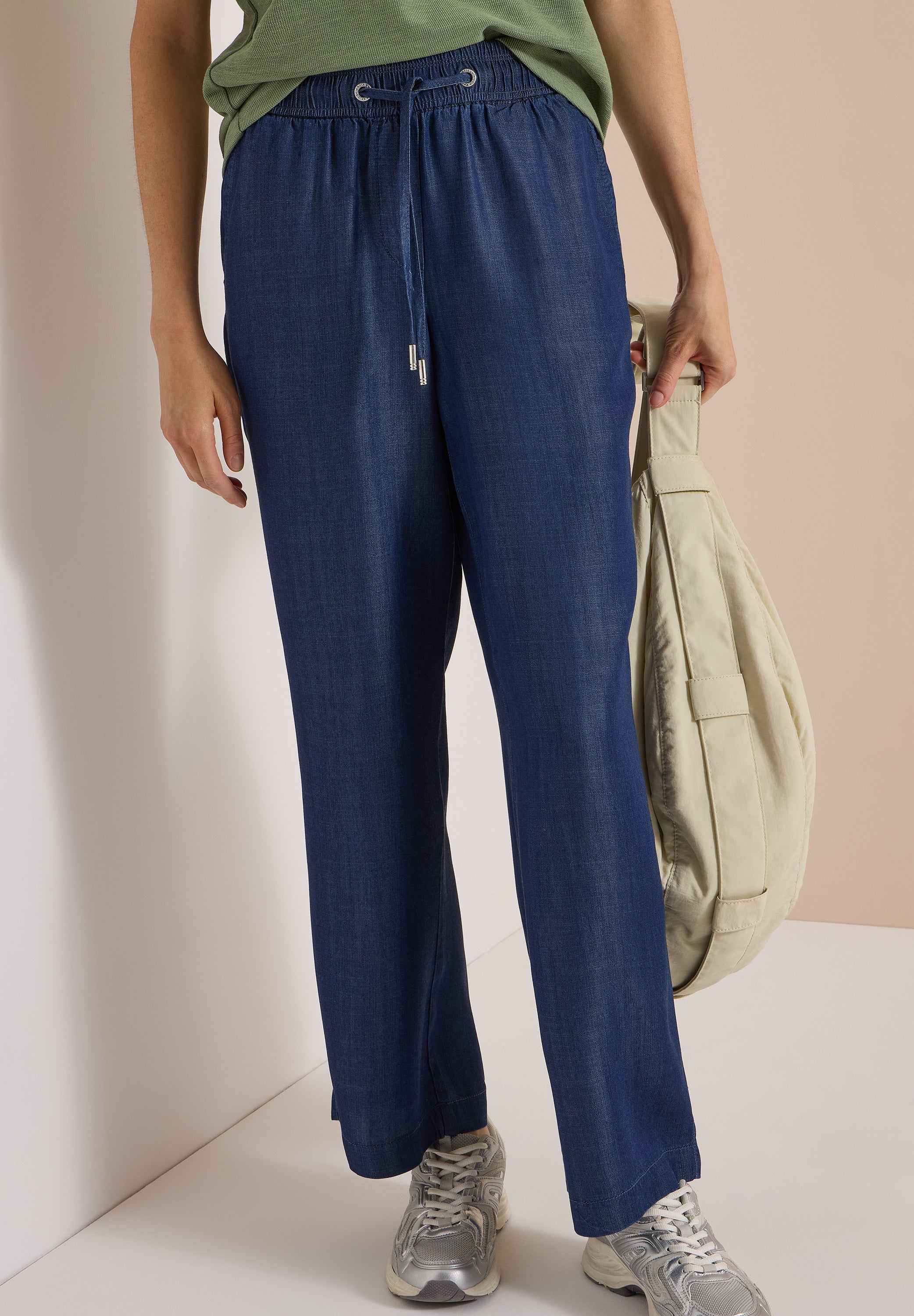 Cecil Damen Hosen Dark Blue