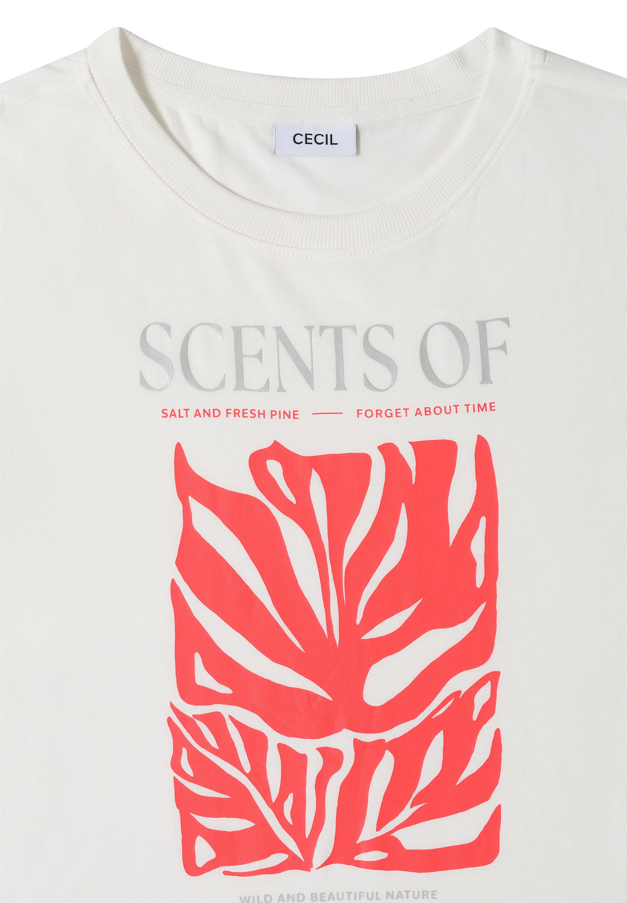 Cecil Damen T-Shirts Vanilla W