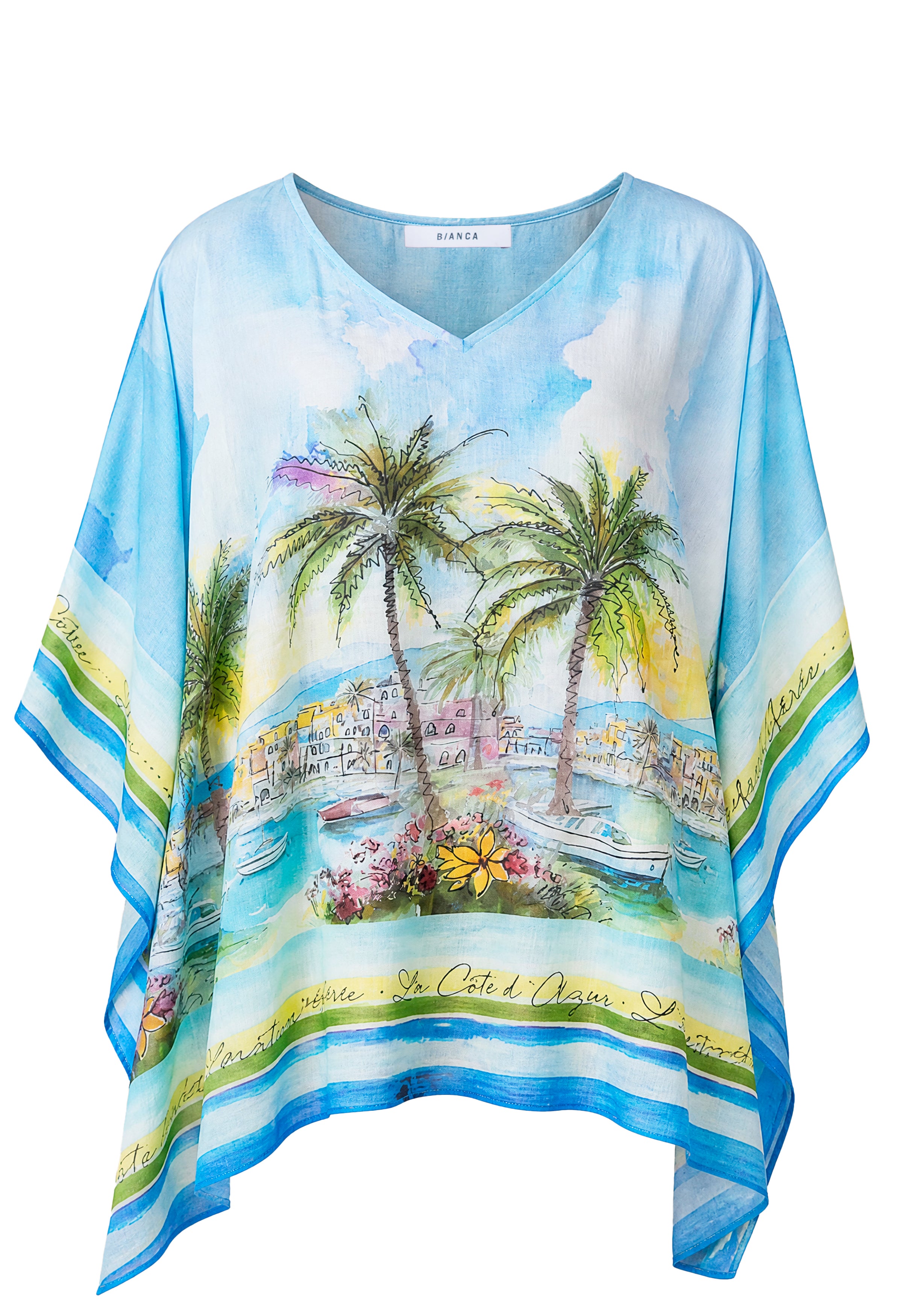 Bianca Damen Blusen Blue Mix