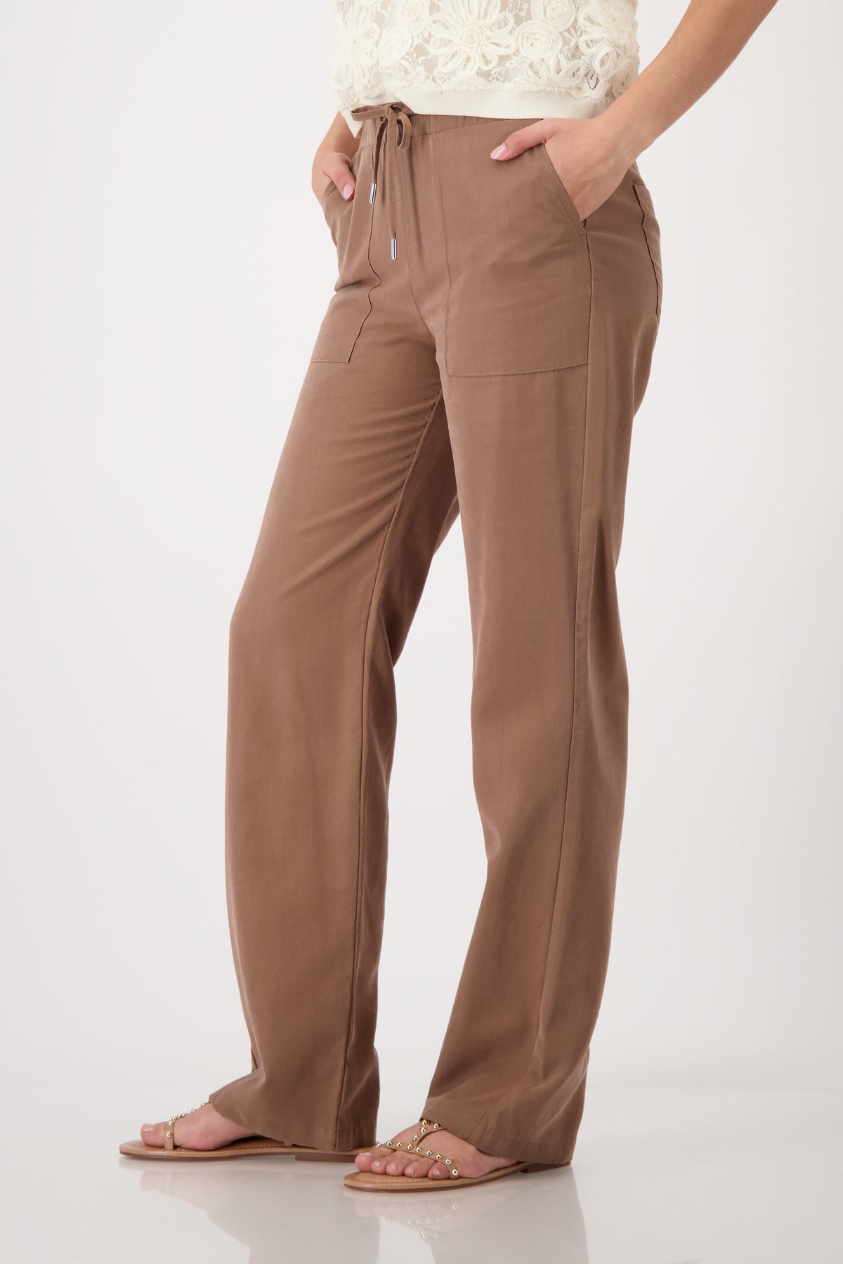 Monari Damen Hosen Mocca