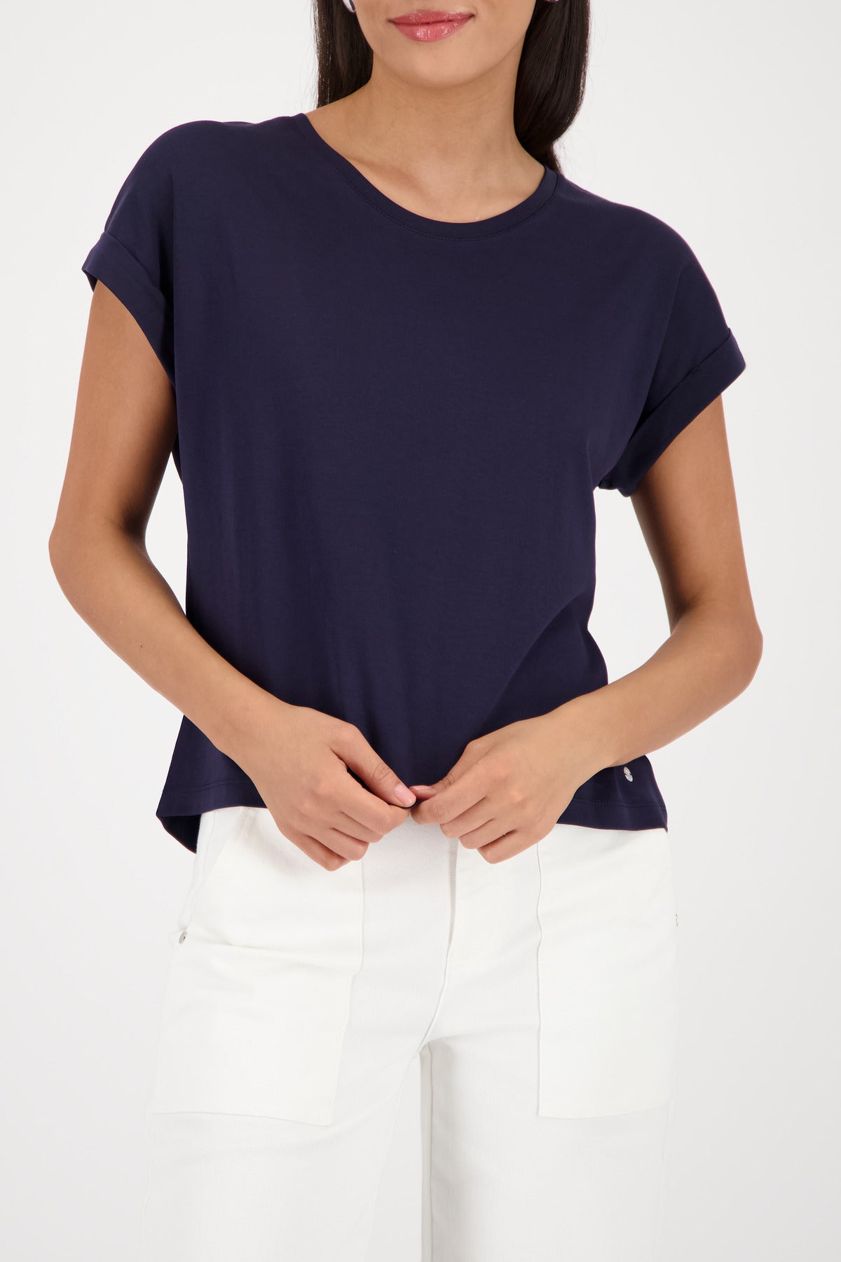 Monari Damen T-Shirts Marine