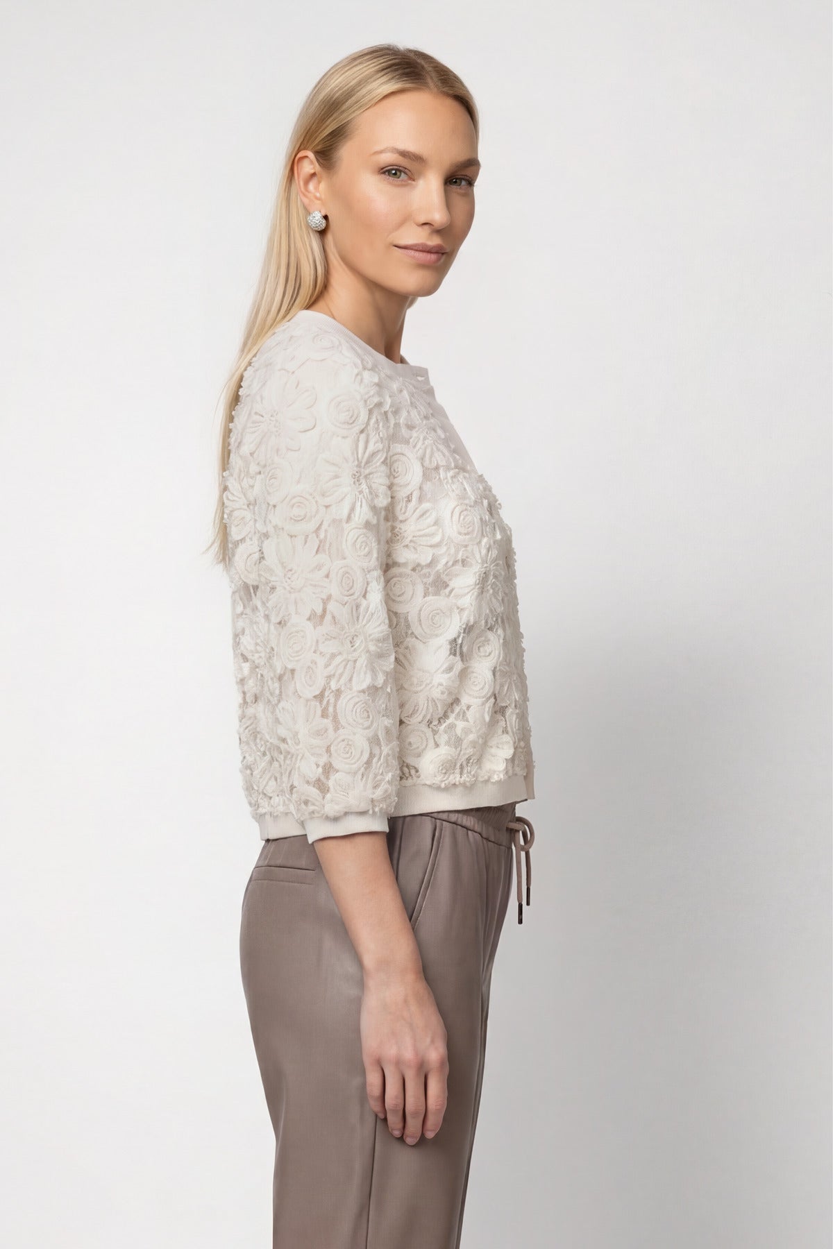Monari Damen Strickjacken Pearly