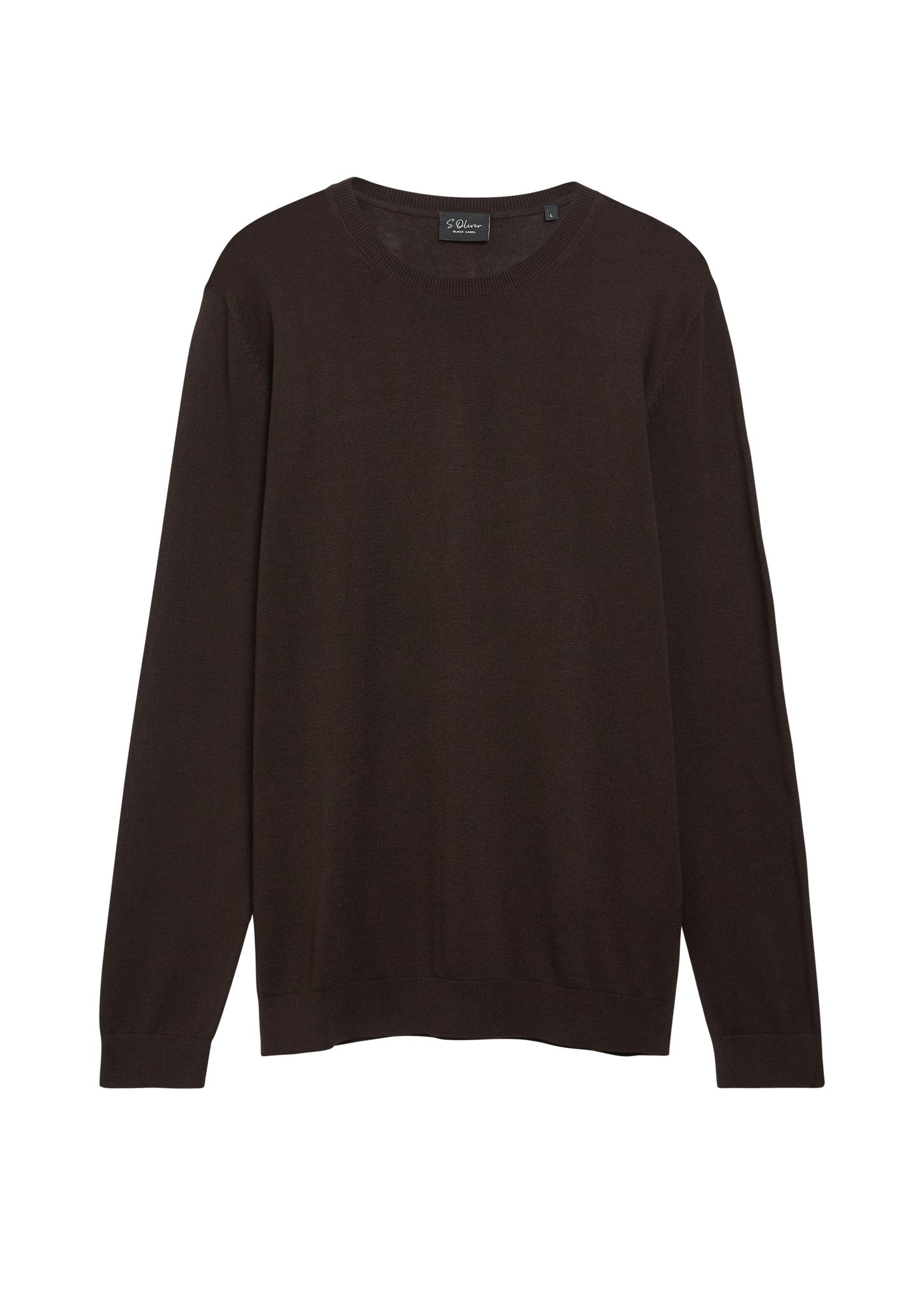 S. Oliver black Herren Pullover Brown