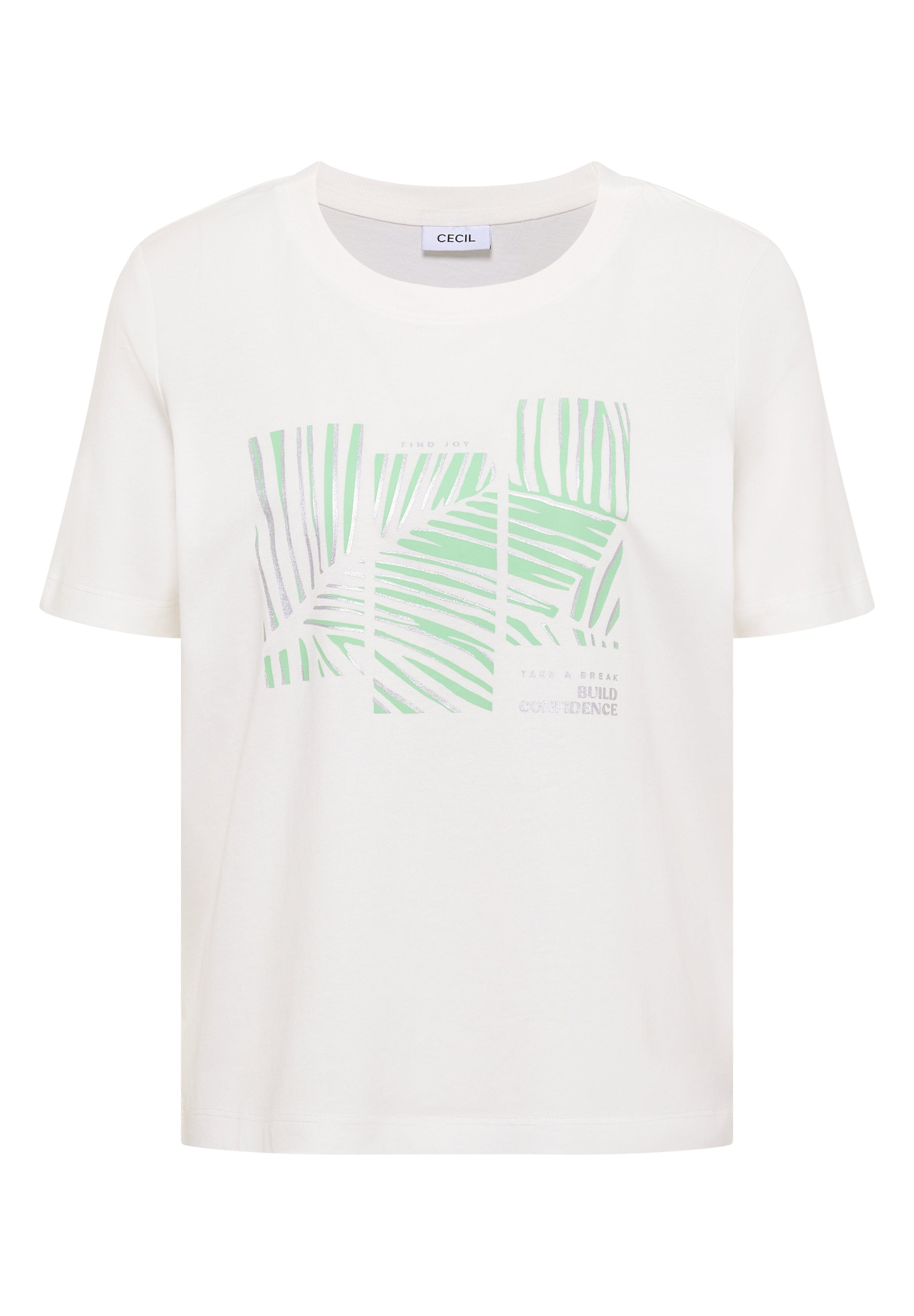 Cecil Damen T-Shirts Vanilla W
