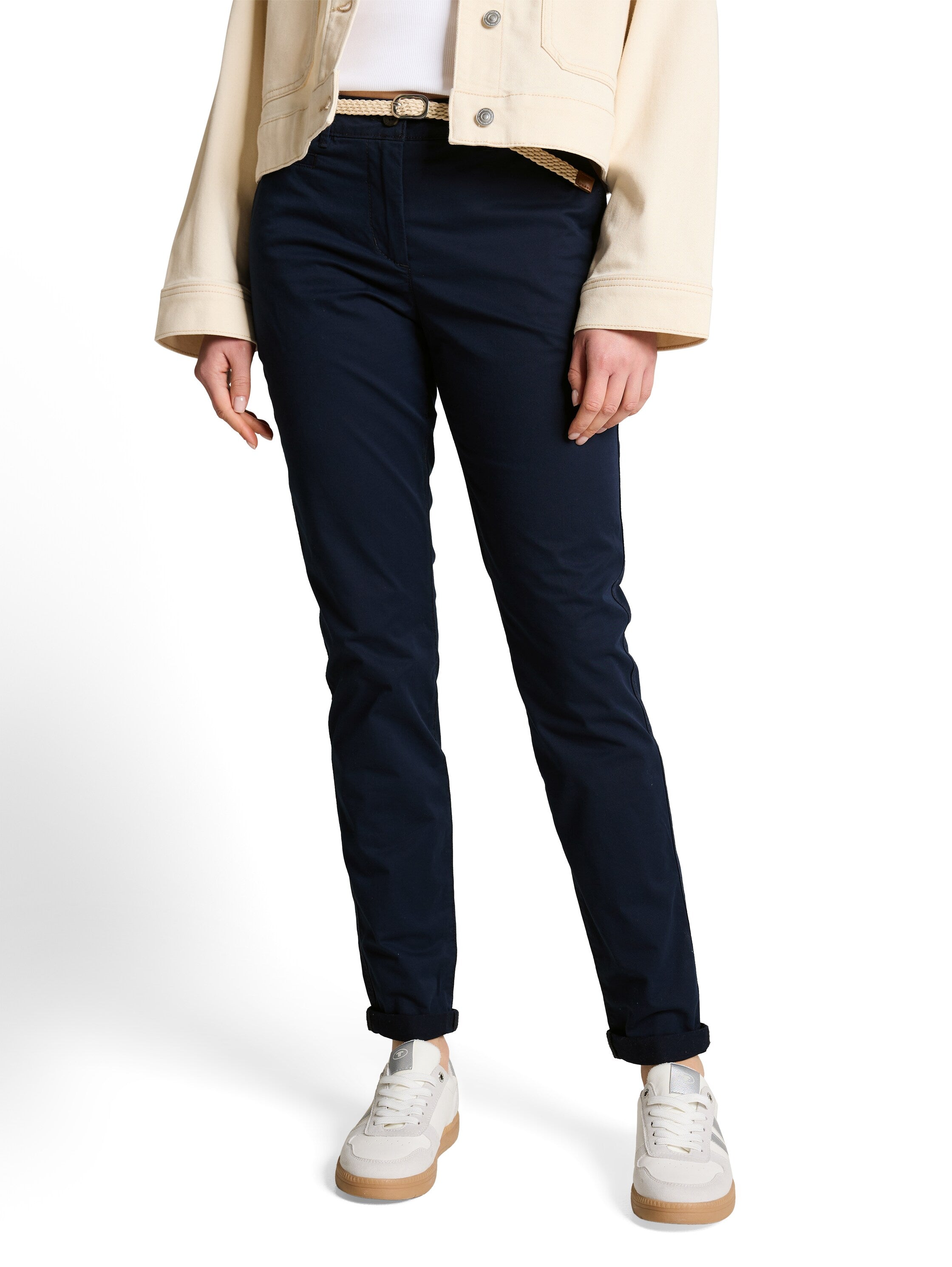 Tom Tailor Damen Hosen Sky Captain Blu