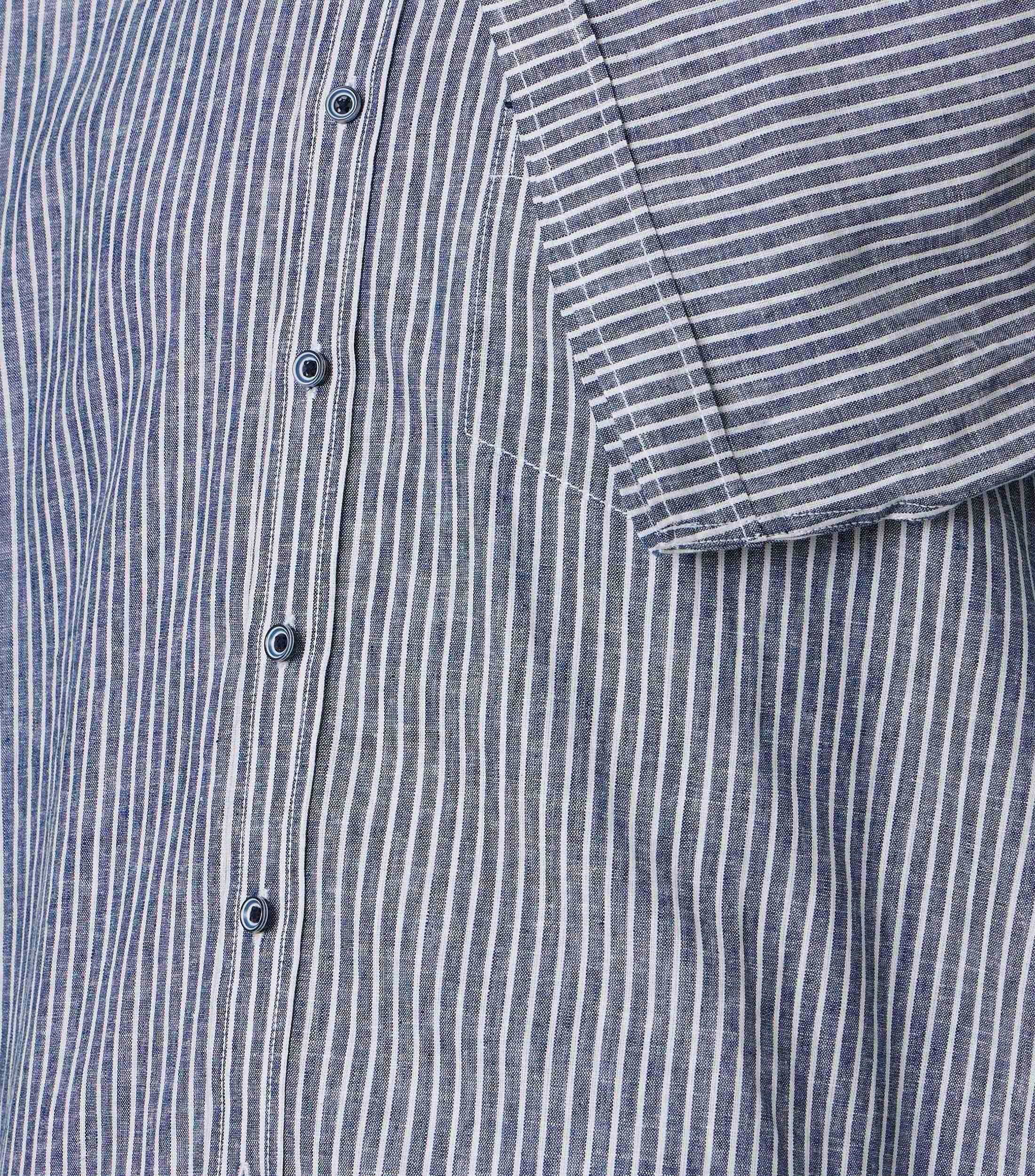 Casa Moda Herren Hemden kurz Blau