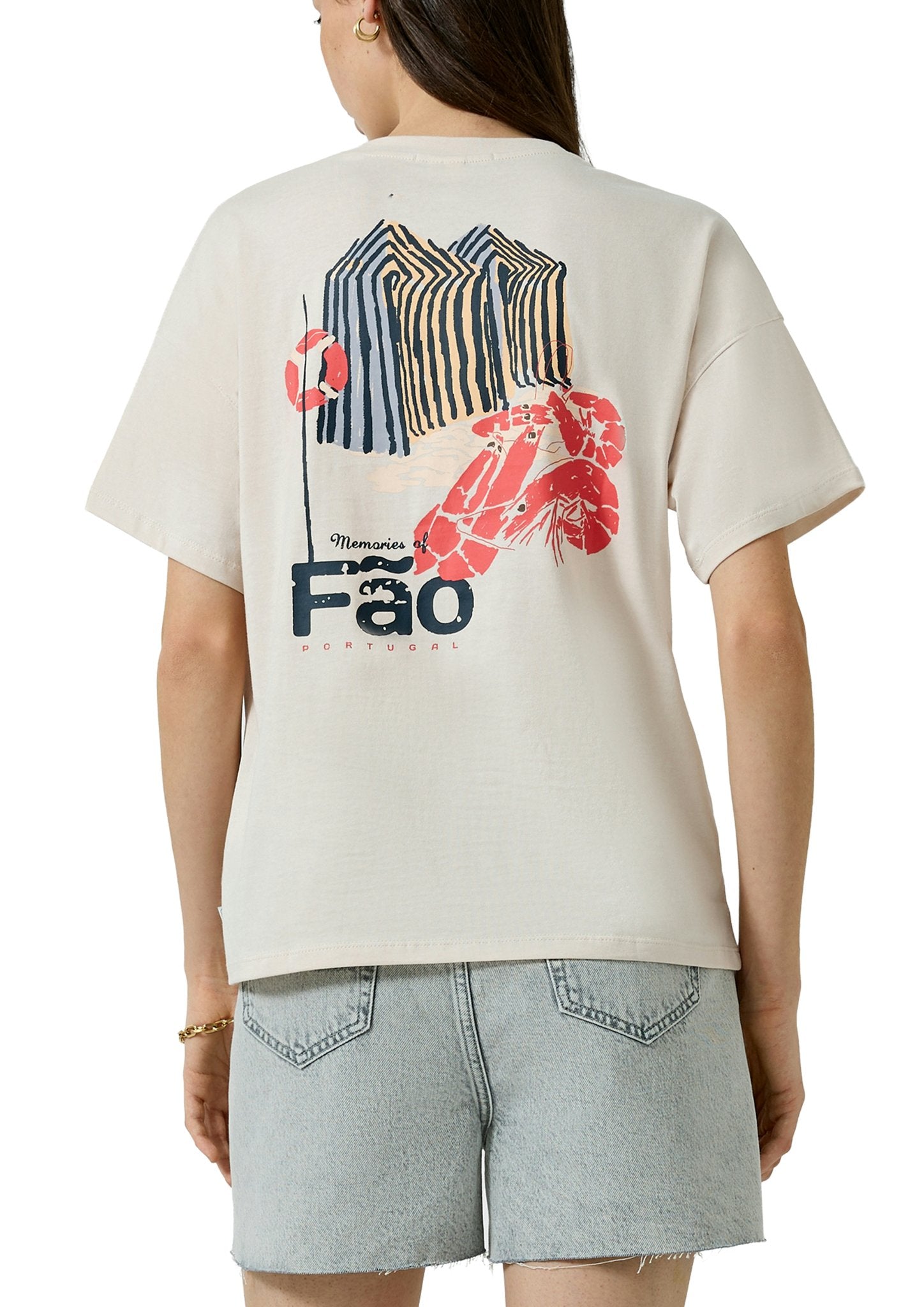 QS by S.Oliver Damen T-Shirts Grey/Black