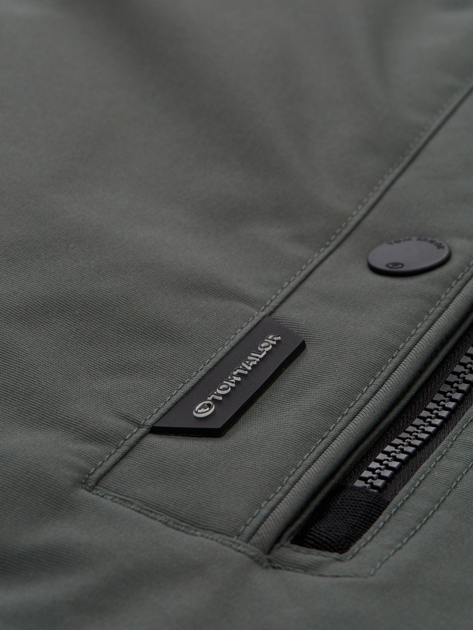 Tom Tailor Herren Jacken Darkest Olive