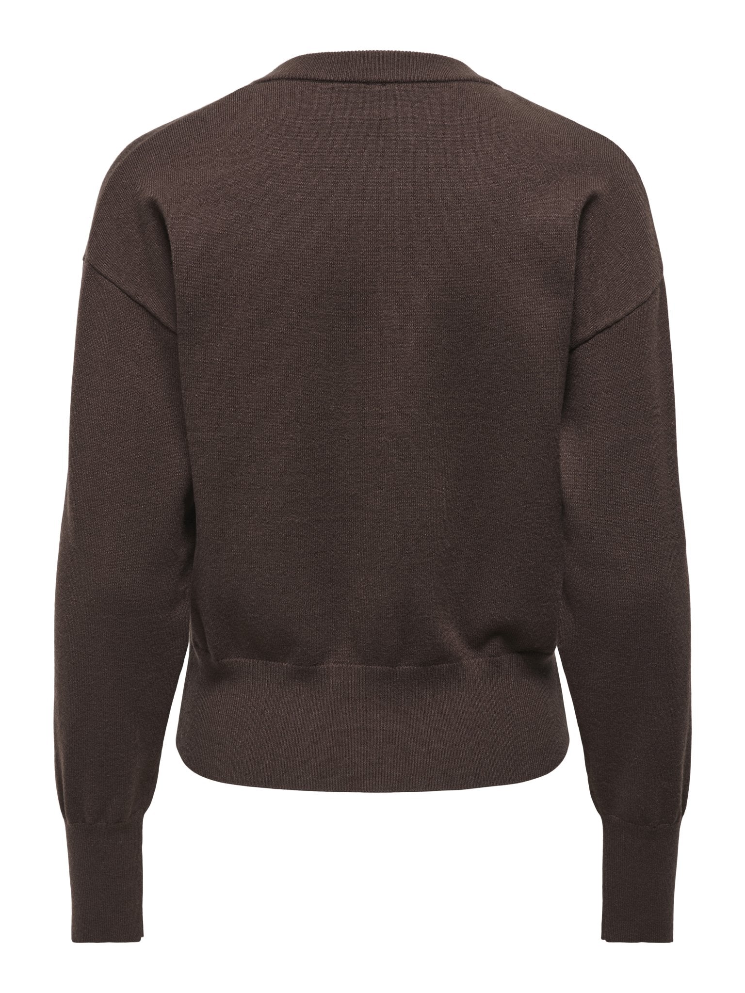 Only Damen Strickjacken Seal Brown/Dtm
