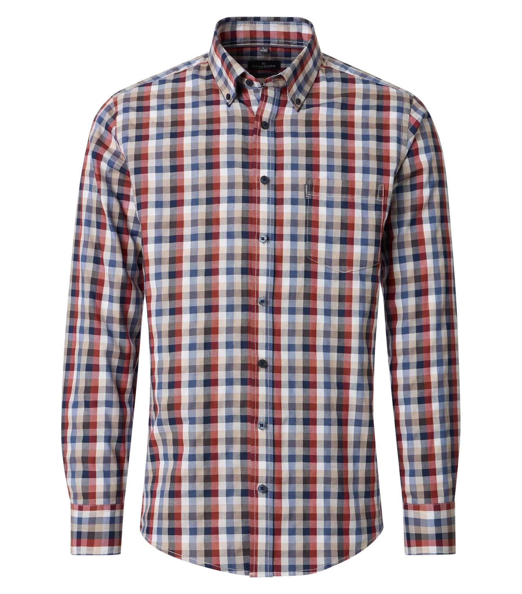 Casa Moda Herren Hemden Orange