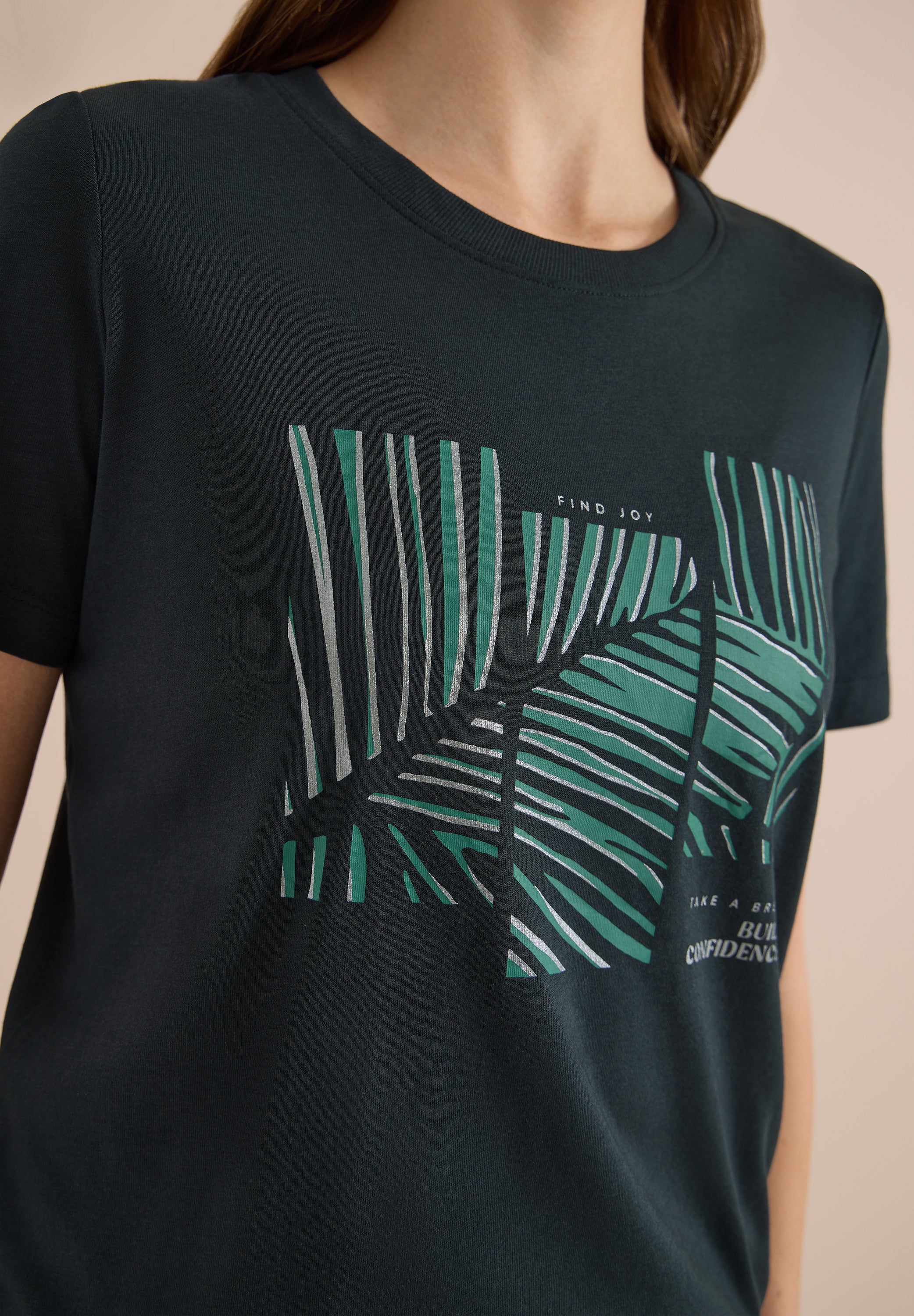 Cecil Damen T-Shirts Palm Bree