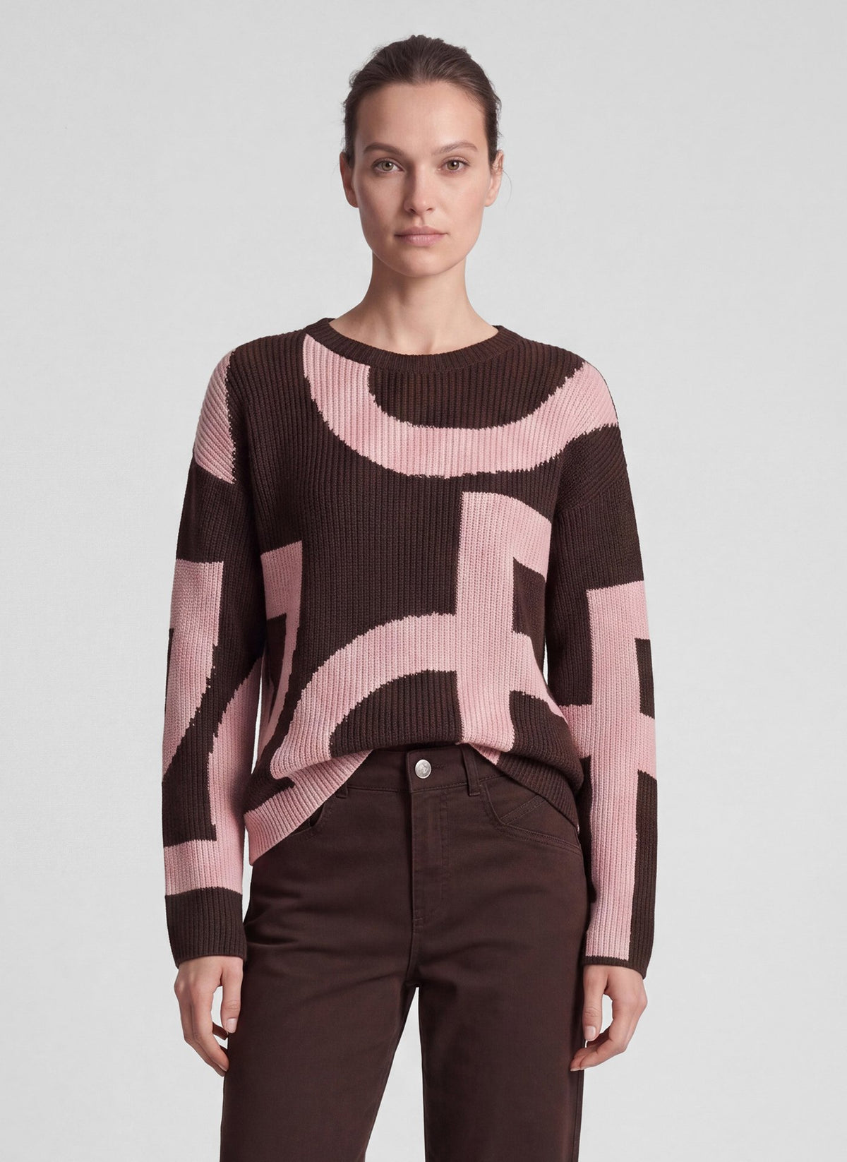 Rabe Damen Pullover Mokka