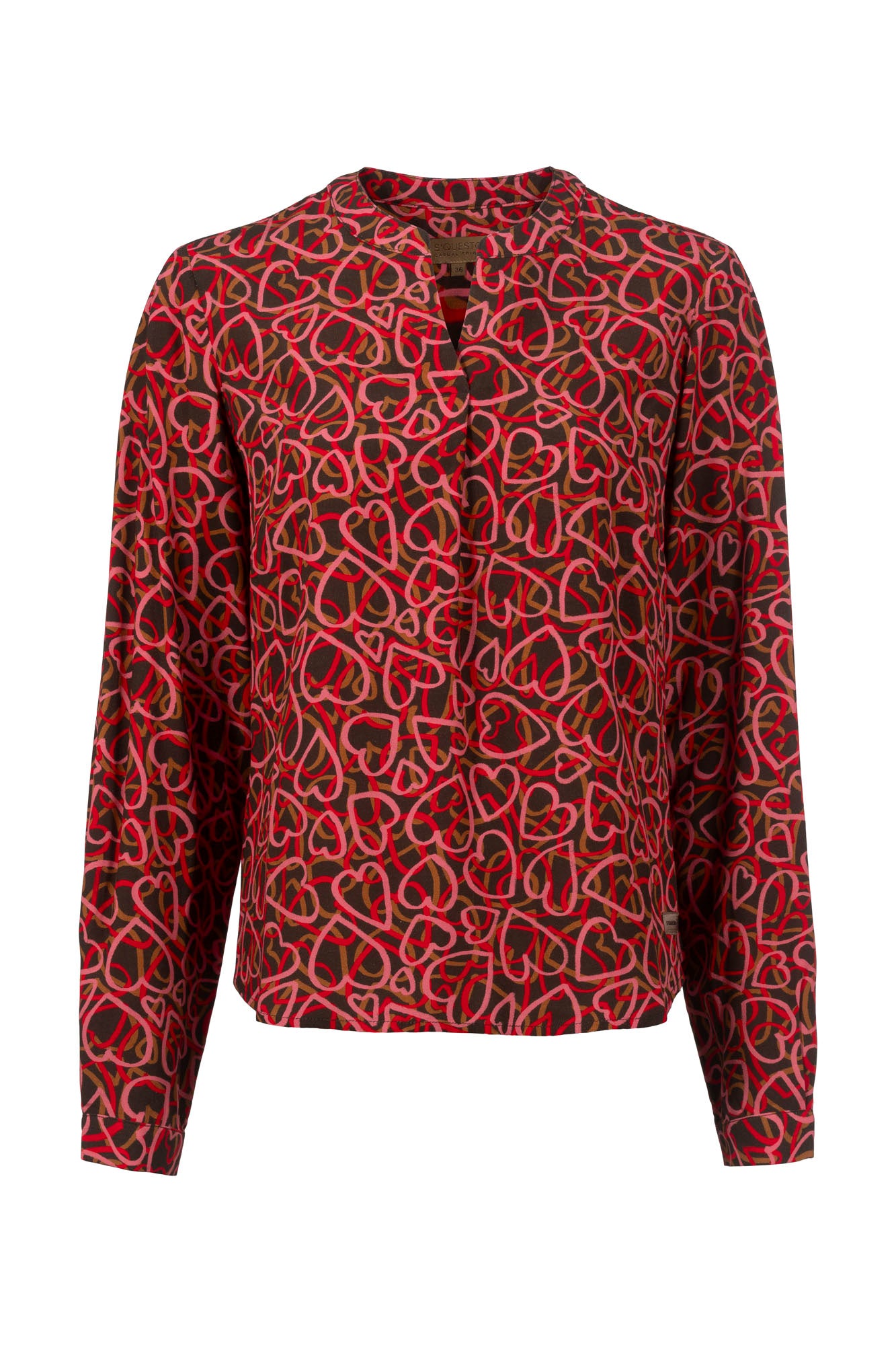 Soquesto Damen Blusen Kaffee