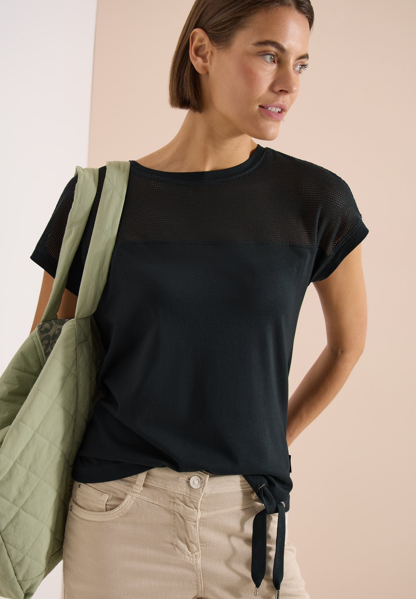 Cecil Damen T-Shirts Palm Bree