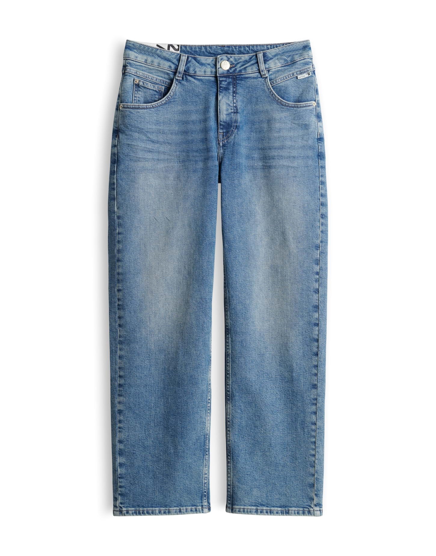 Opus Damen Jeans Mid Blue