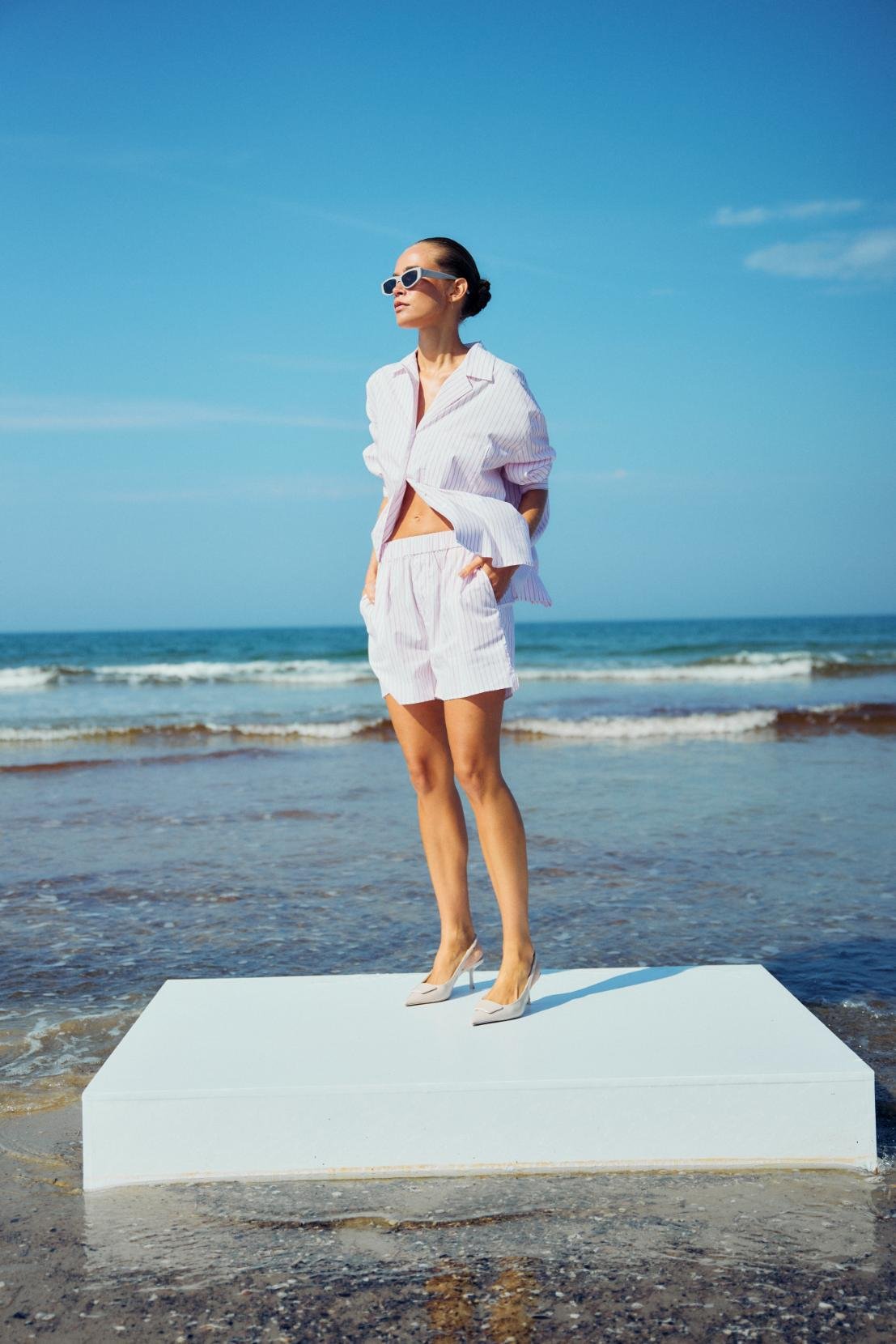 Withblack Damen Tops Berry Stri