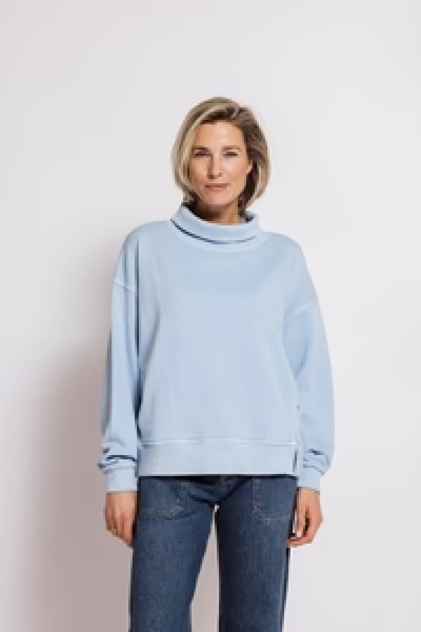 Zhrill Damen Sweatshirts Blue