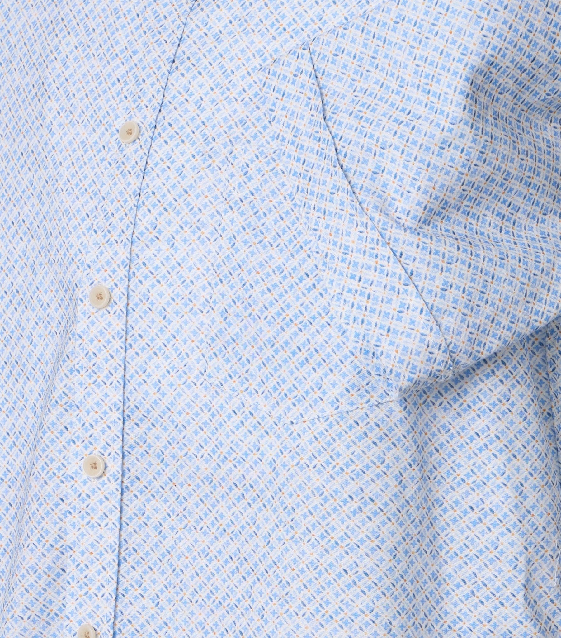 Casa Moda Herren Hemden kurz Blau
