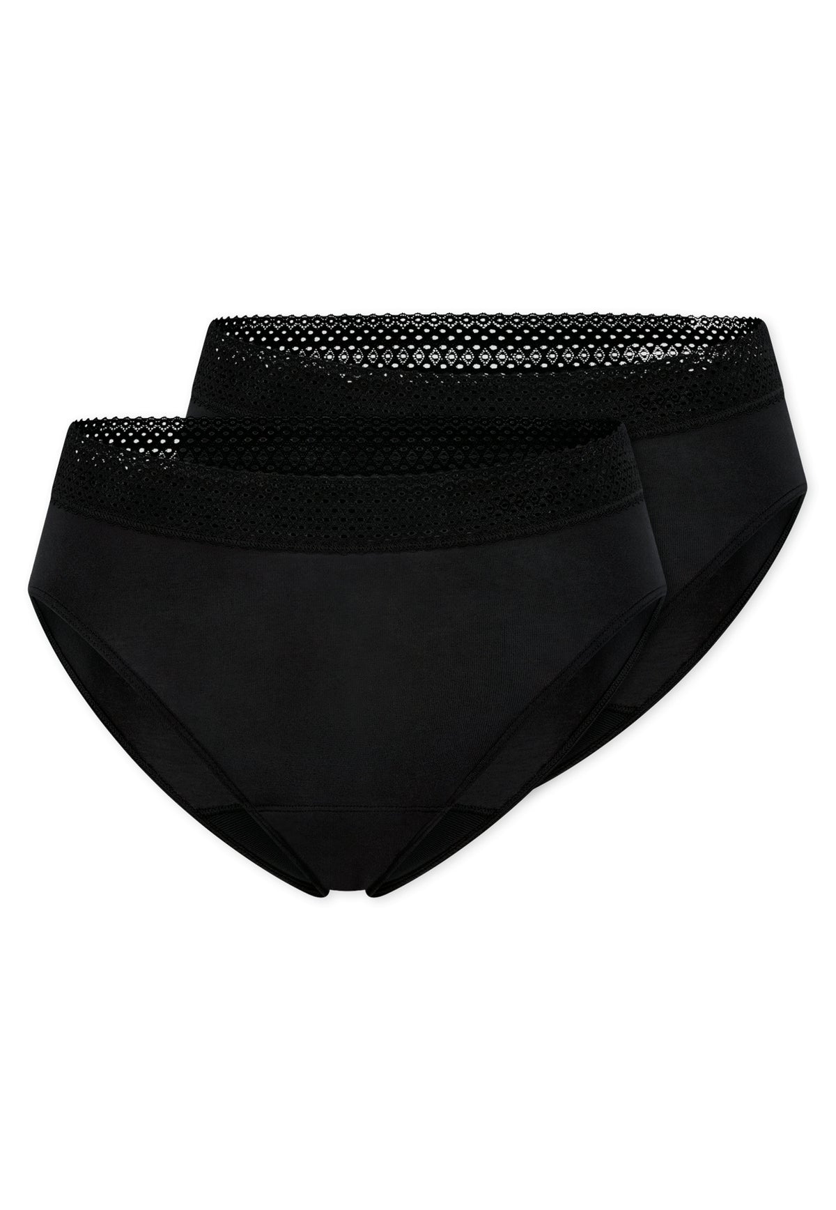 Schiesser Slip Schwarz