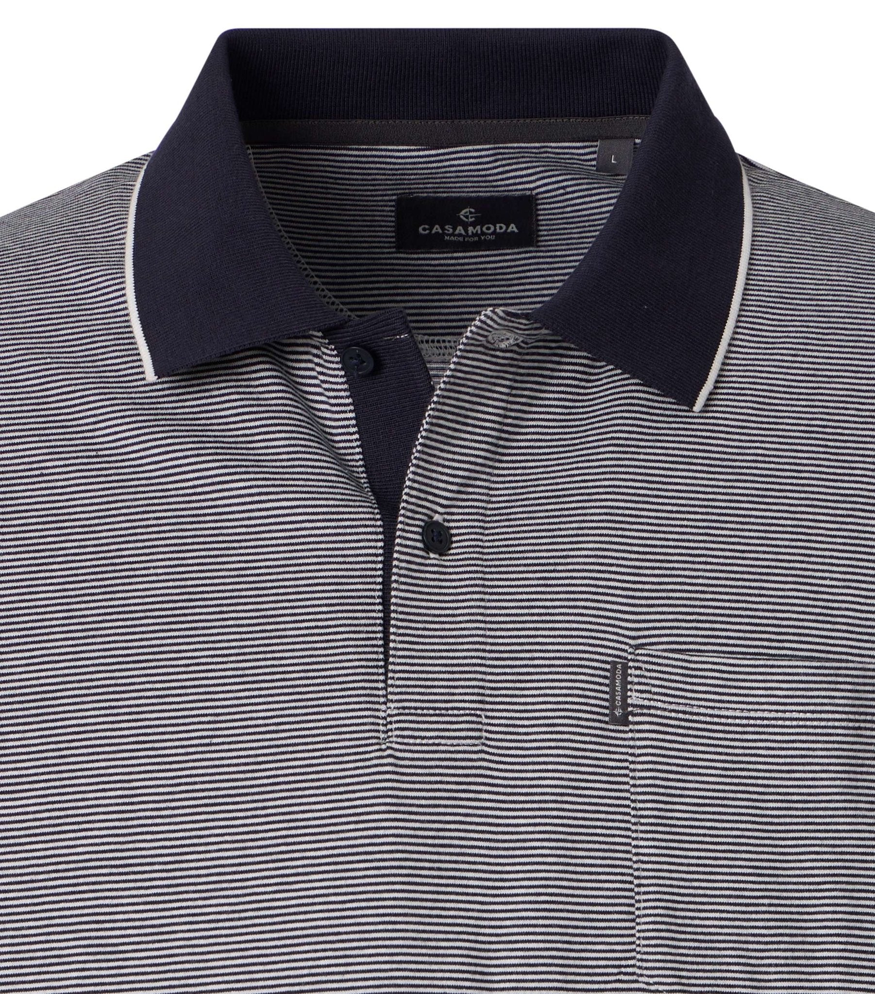 Casa Moda Herren Polo-Shirts Blau