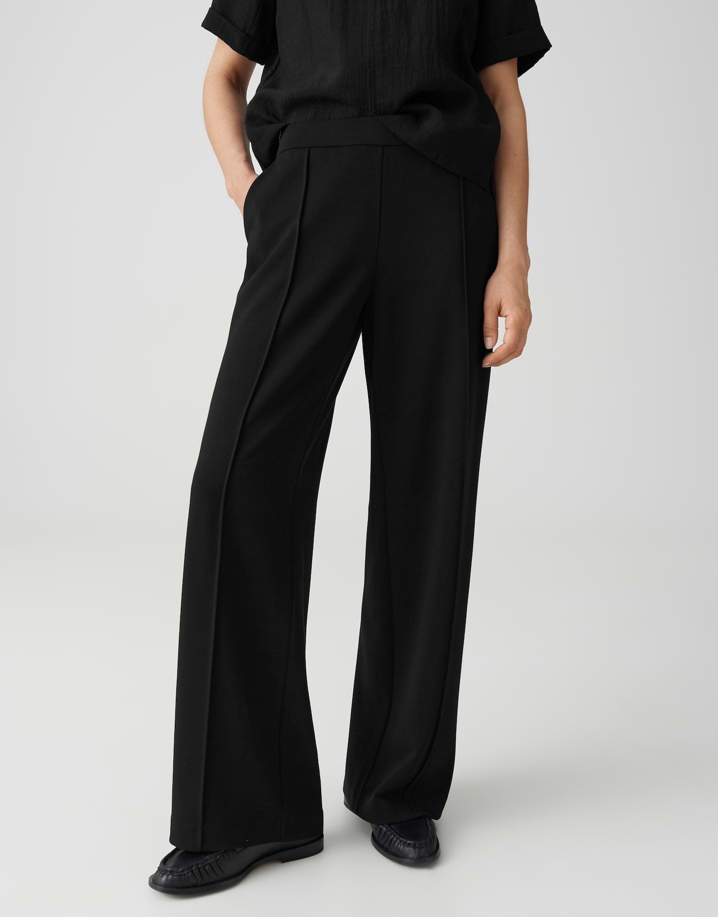 Opus Damen Hosen Black
