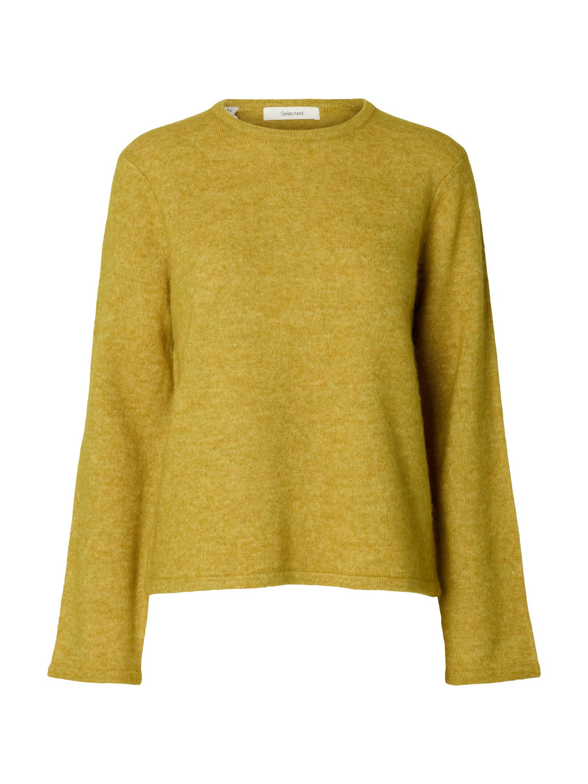 Selected Femme Damen Pullover Avocado Oil/Mel