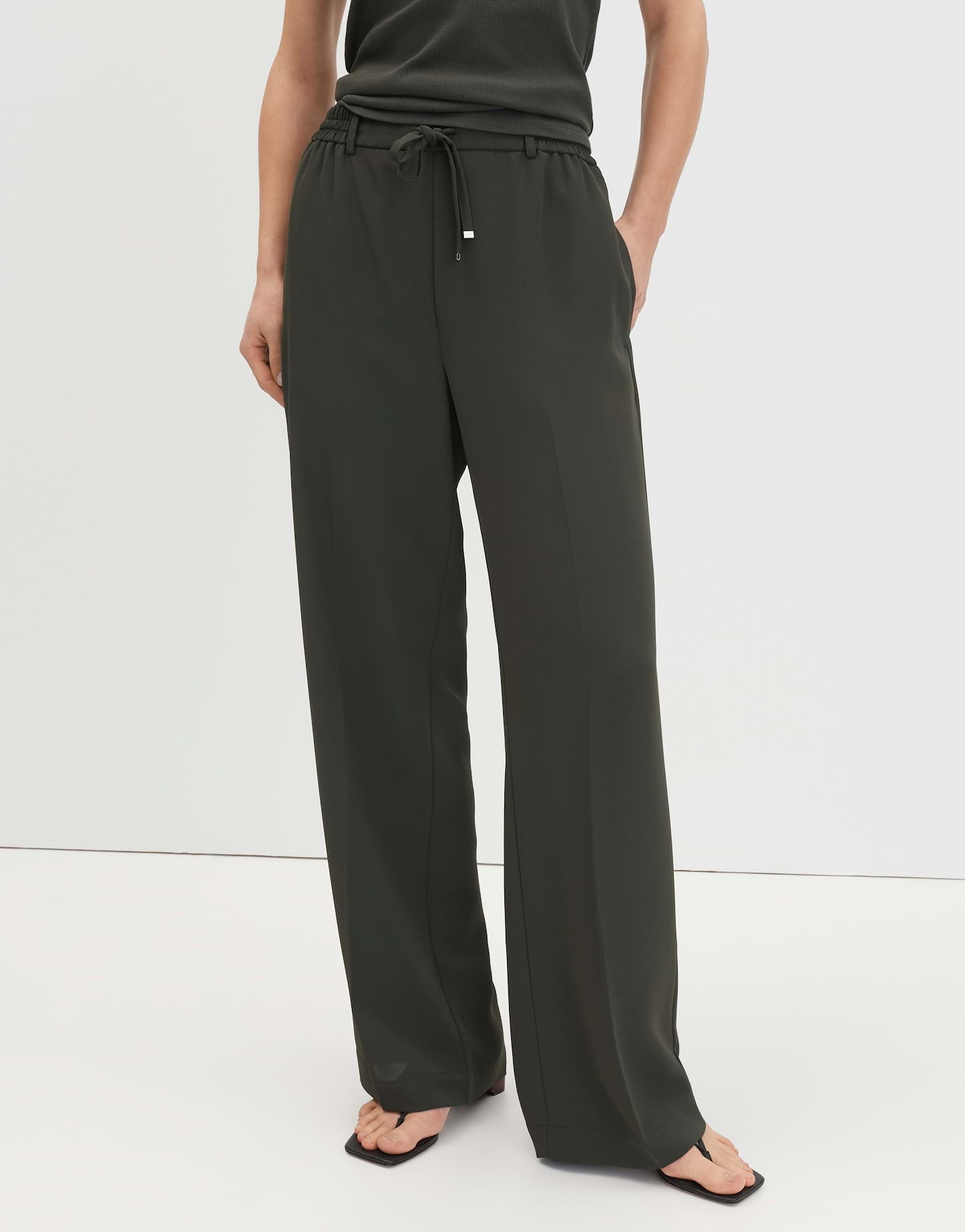 Someday Damen Hosen Midnight Olive