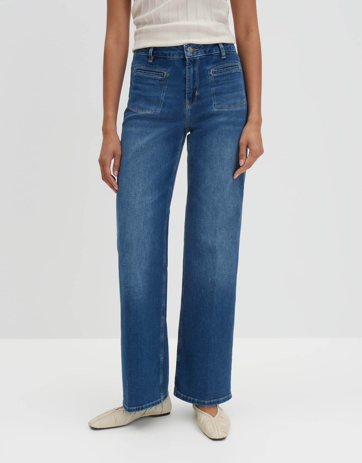 Someday Damen Jeans Dark Blue