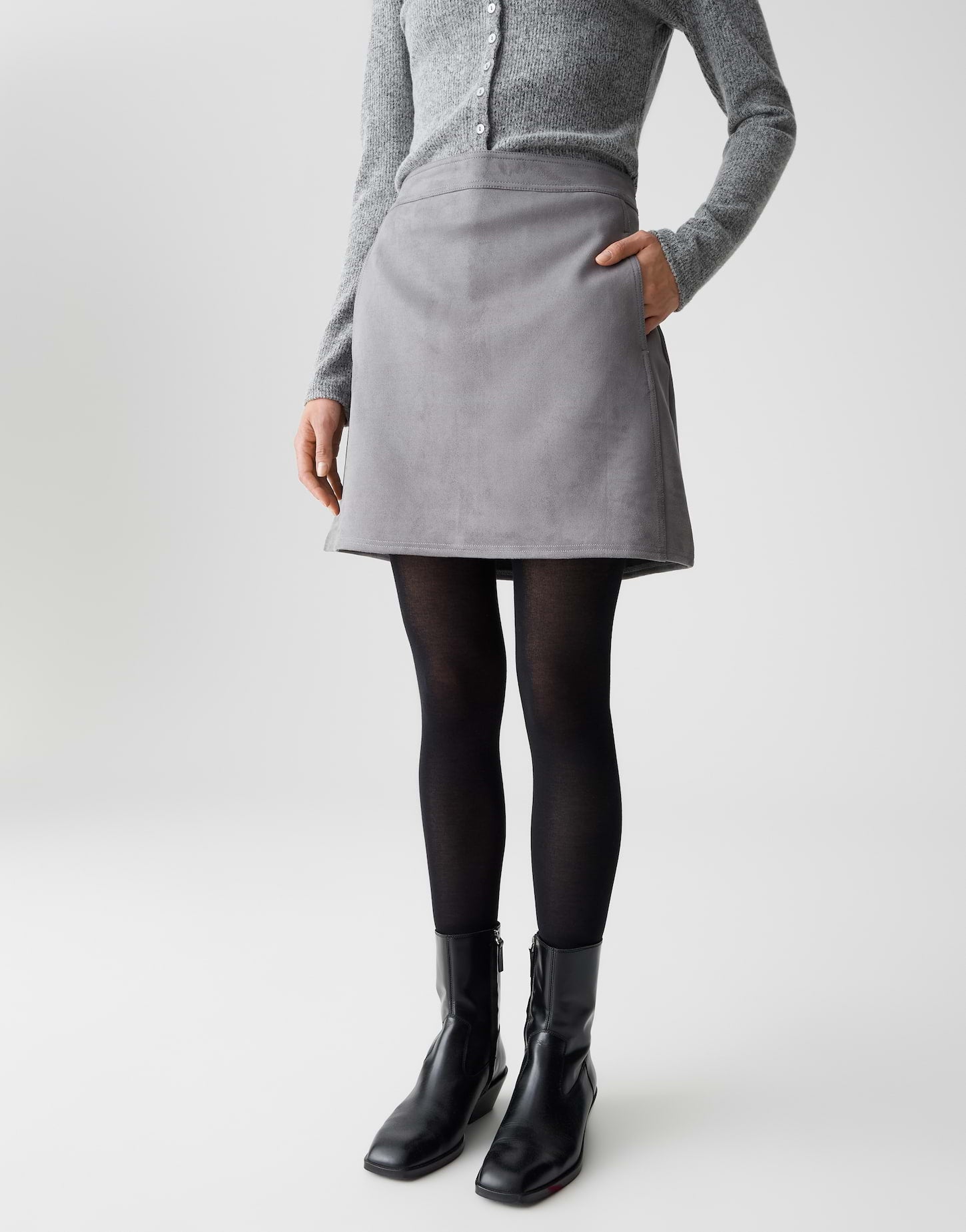 Opus Damen Rock Easy Grey