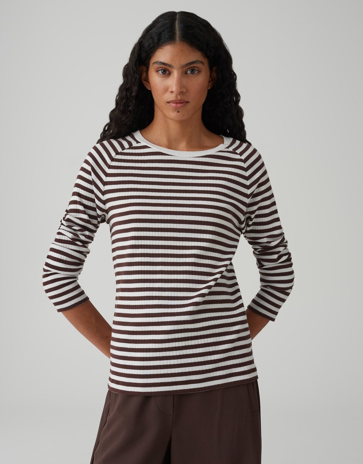 Opus Damen T-Shirts Coffee Bean