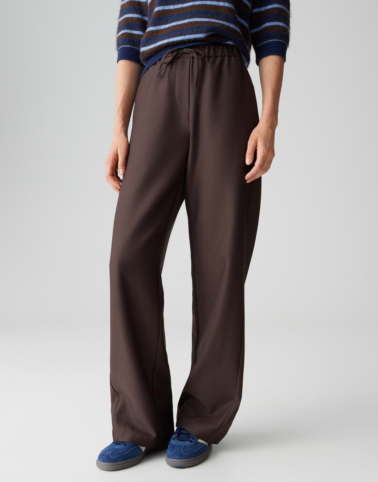 Opus Damen Hosen Coffee Bean