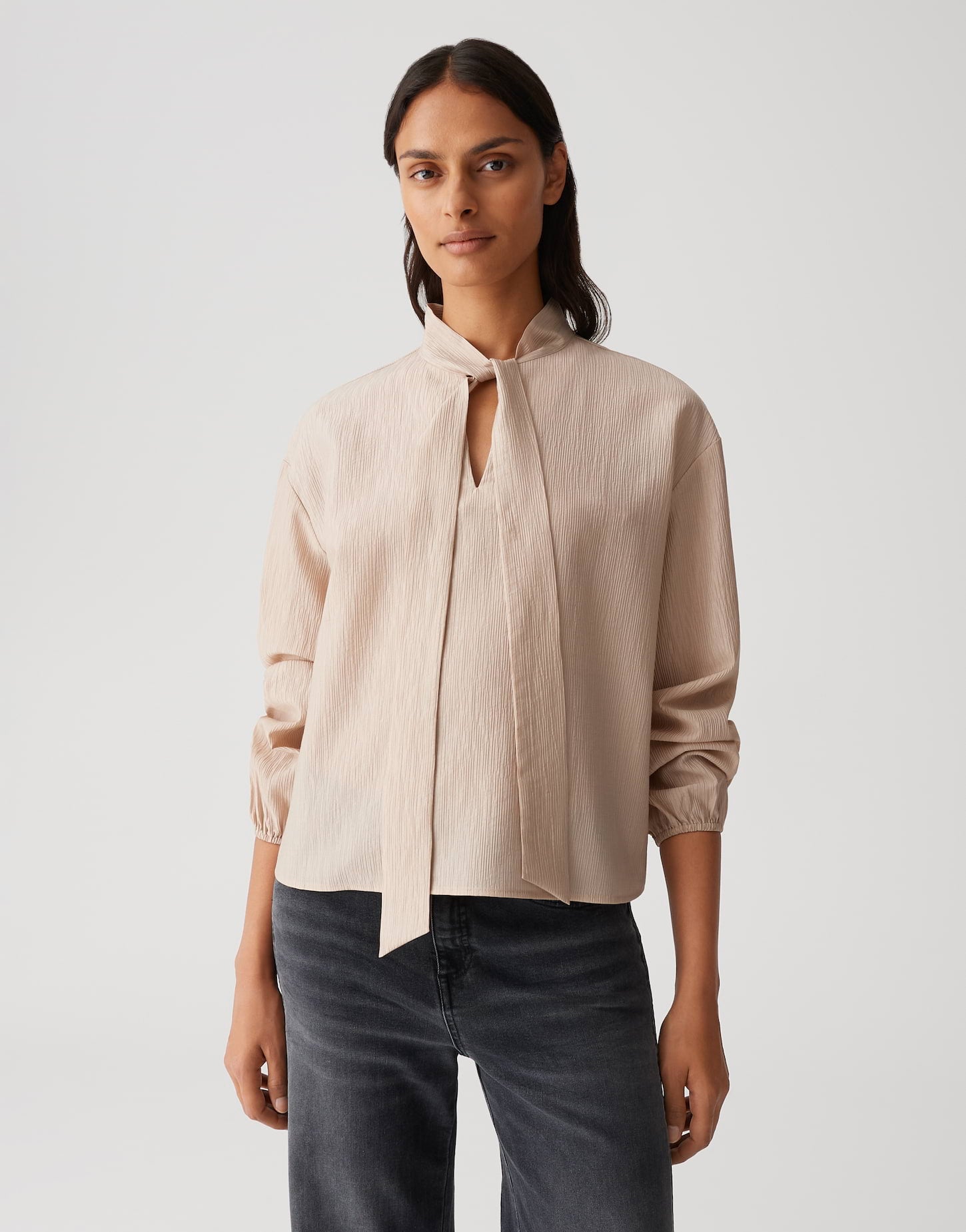 Opus Damen Blusen Macadamia