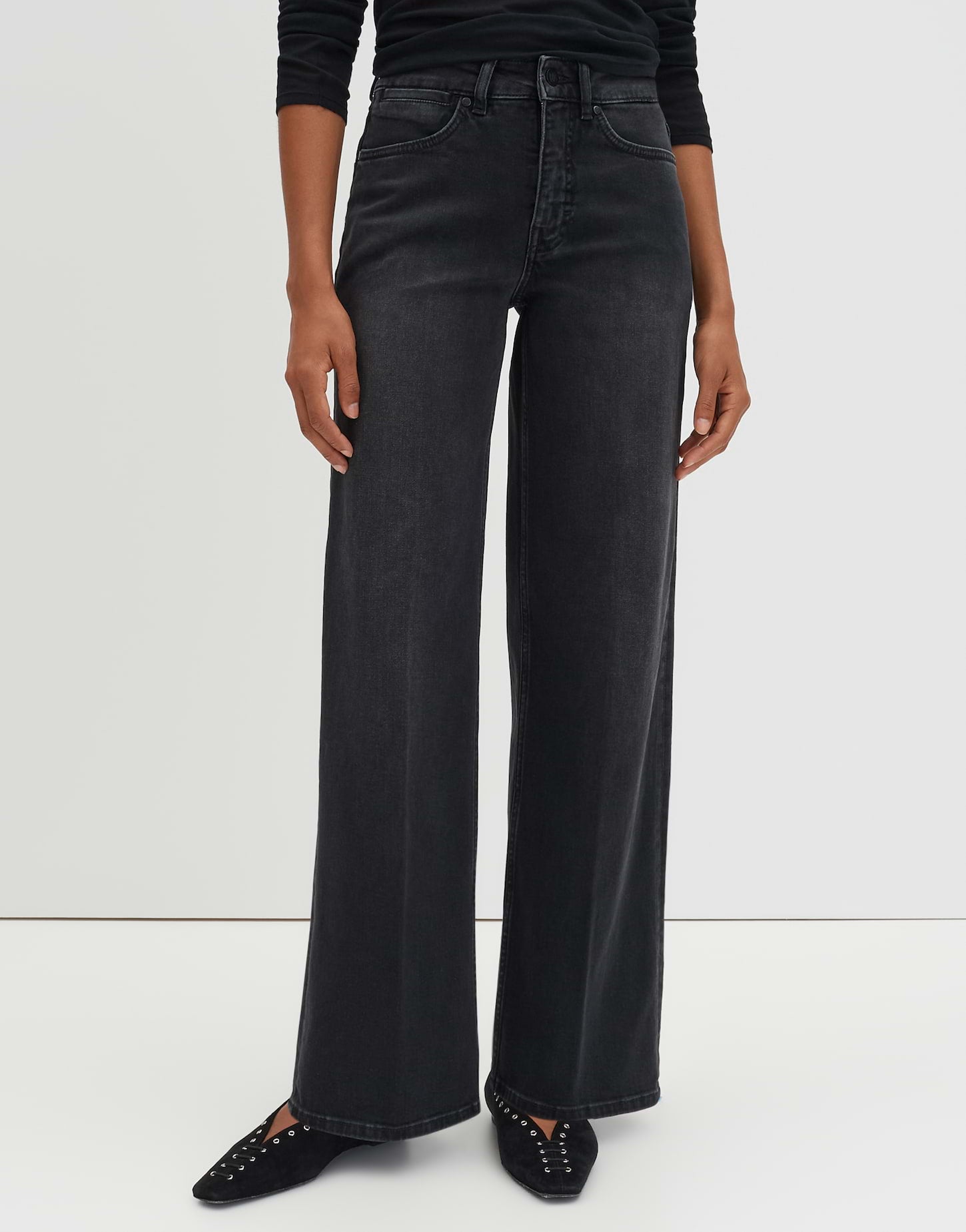 Someday Damen Jeans Washed Black