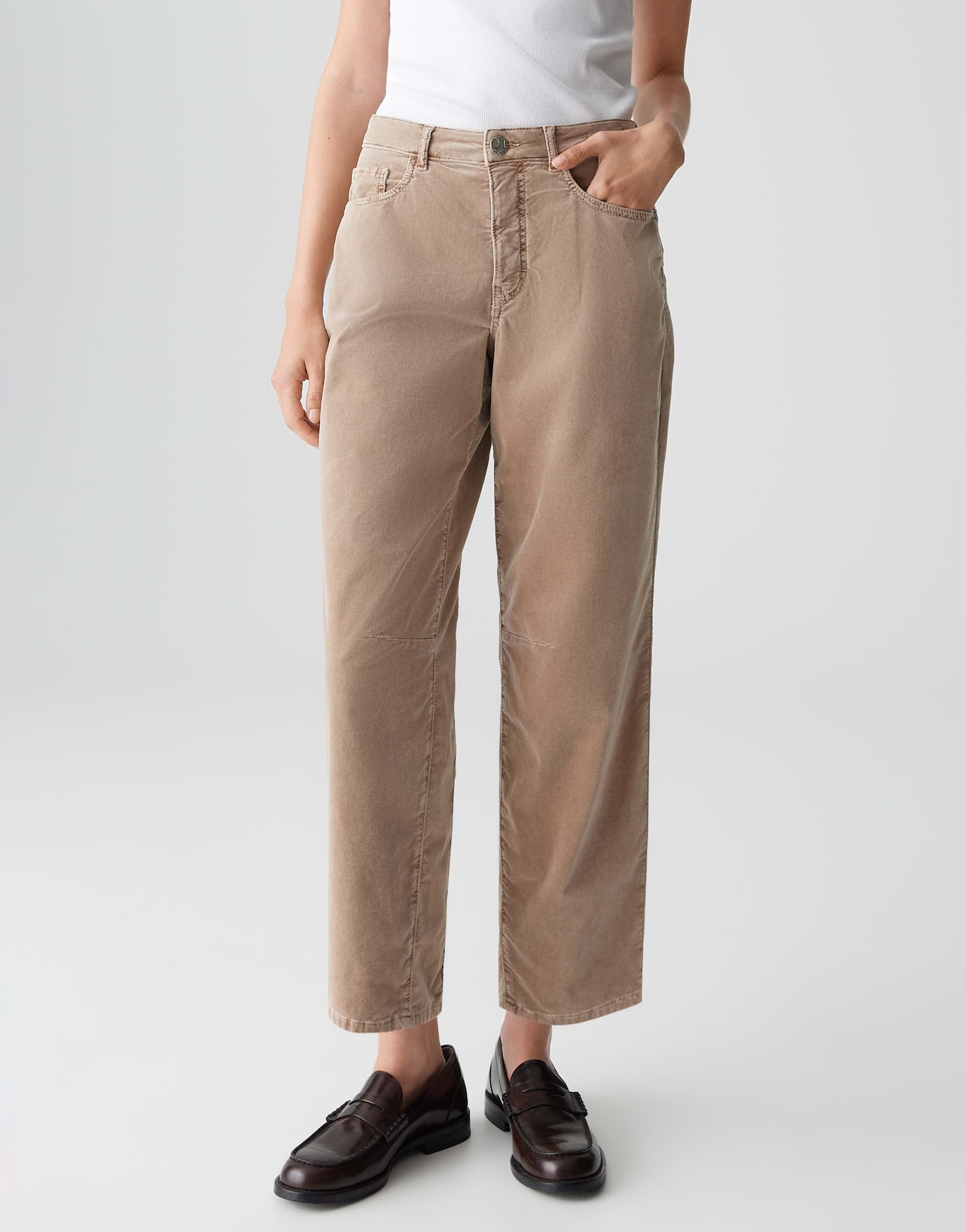 Opus Pants Damen Hosen Golden Oa