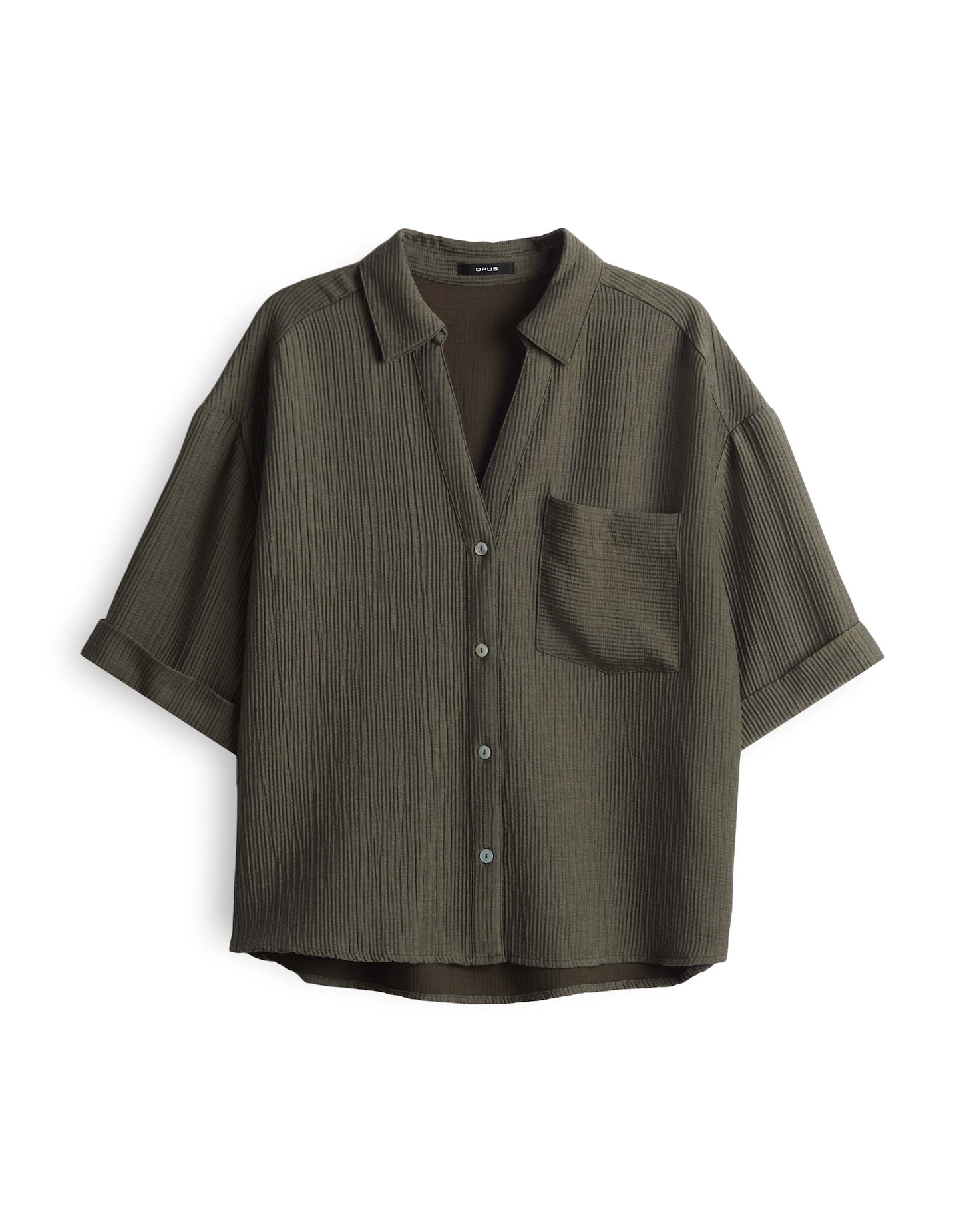 Opus Damen Blusen Olive Leaf