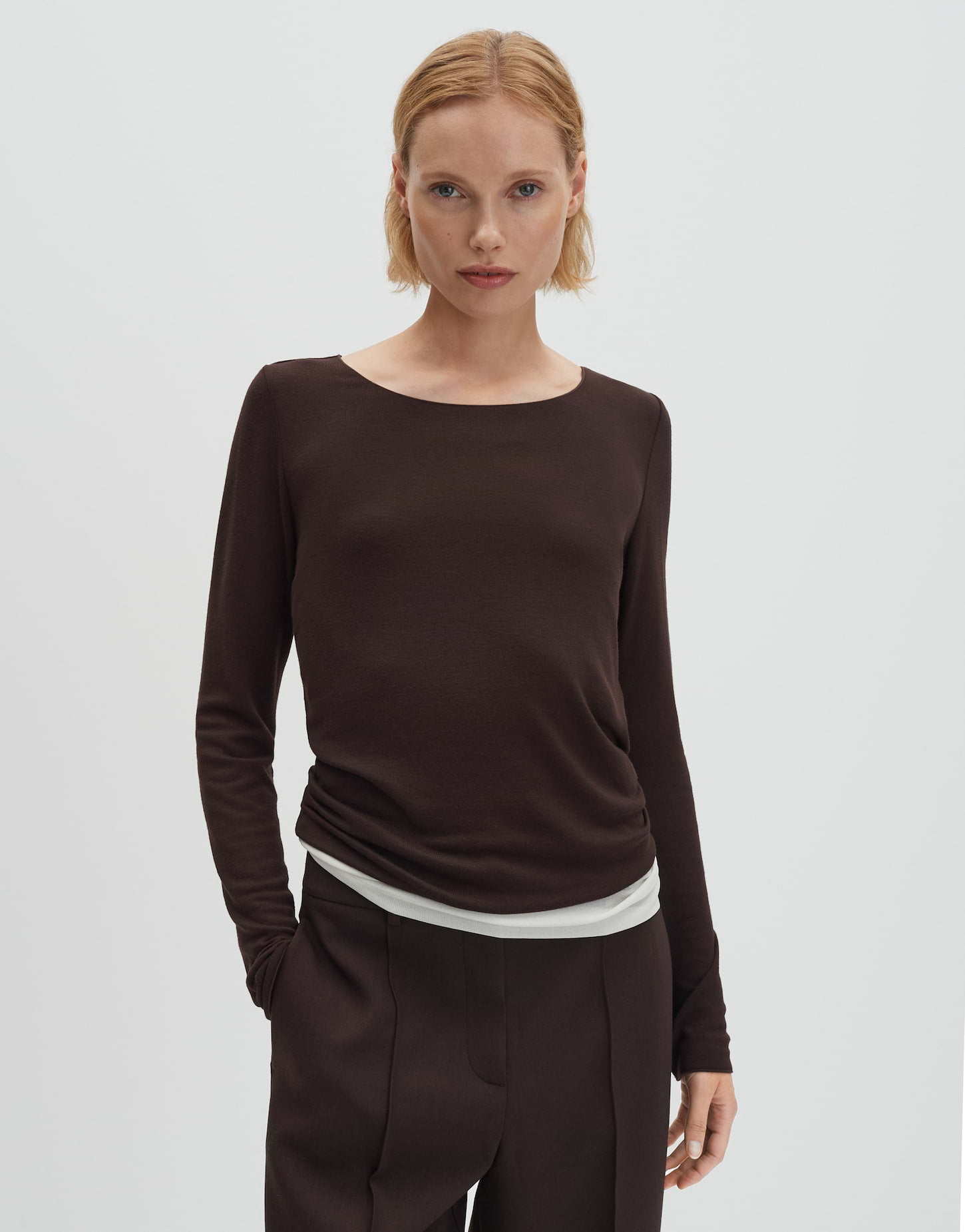 Someday Damen T-Shirts Dark Espresso