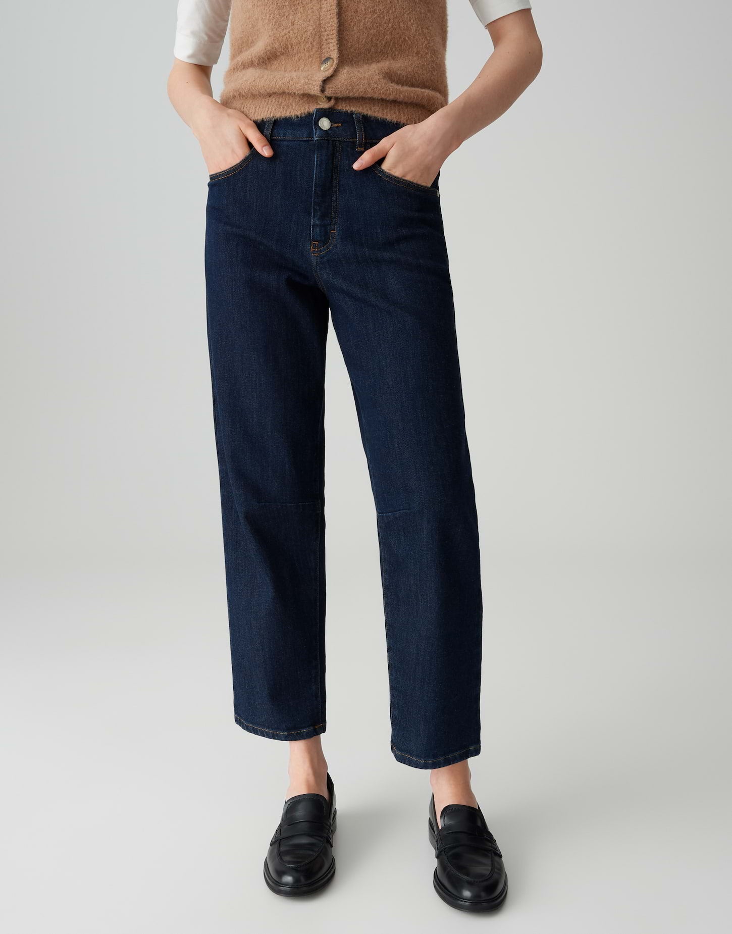 Opus Pants Damen Jeans Dark Rins