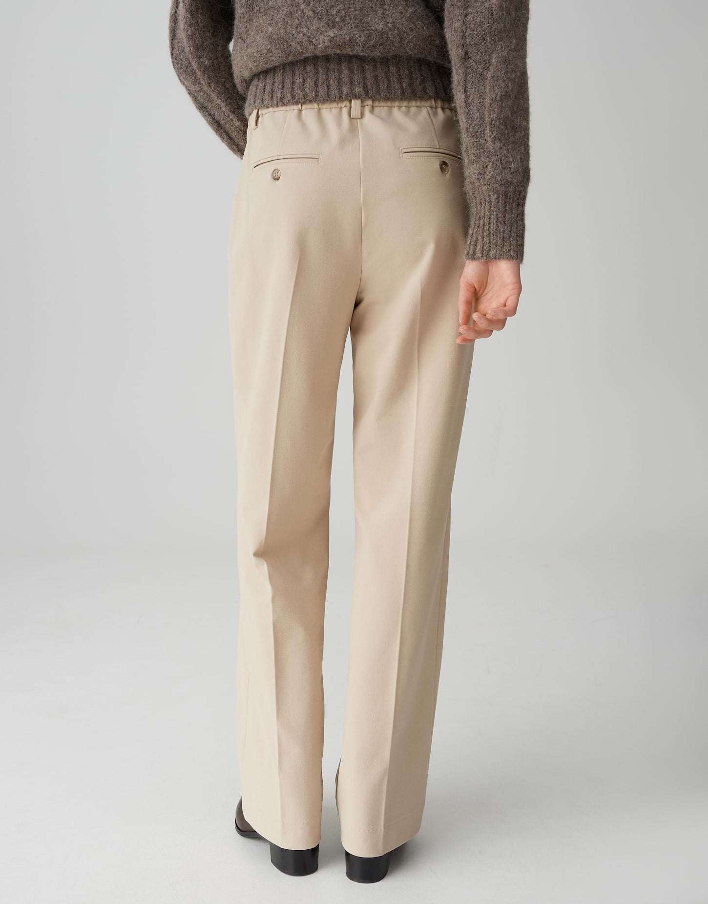 Opus Pants Damen Hosen Macadamia