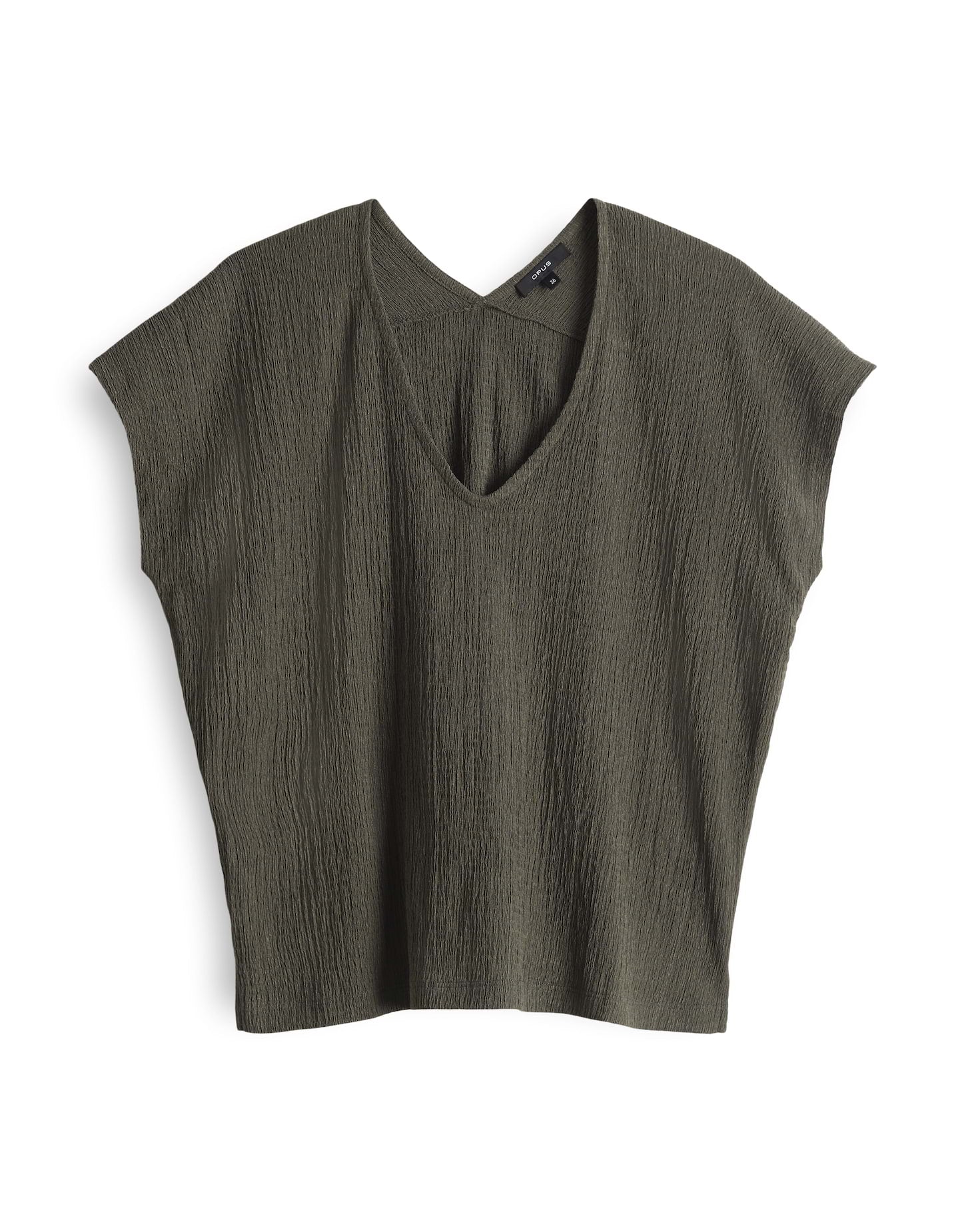 Opus Damen T-Shirts Olive Leaf