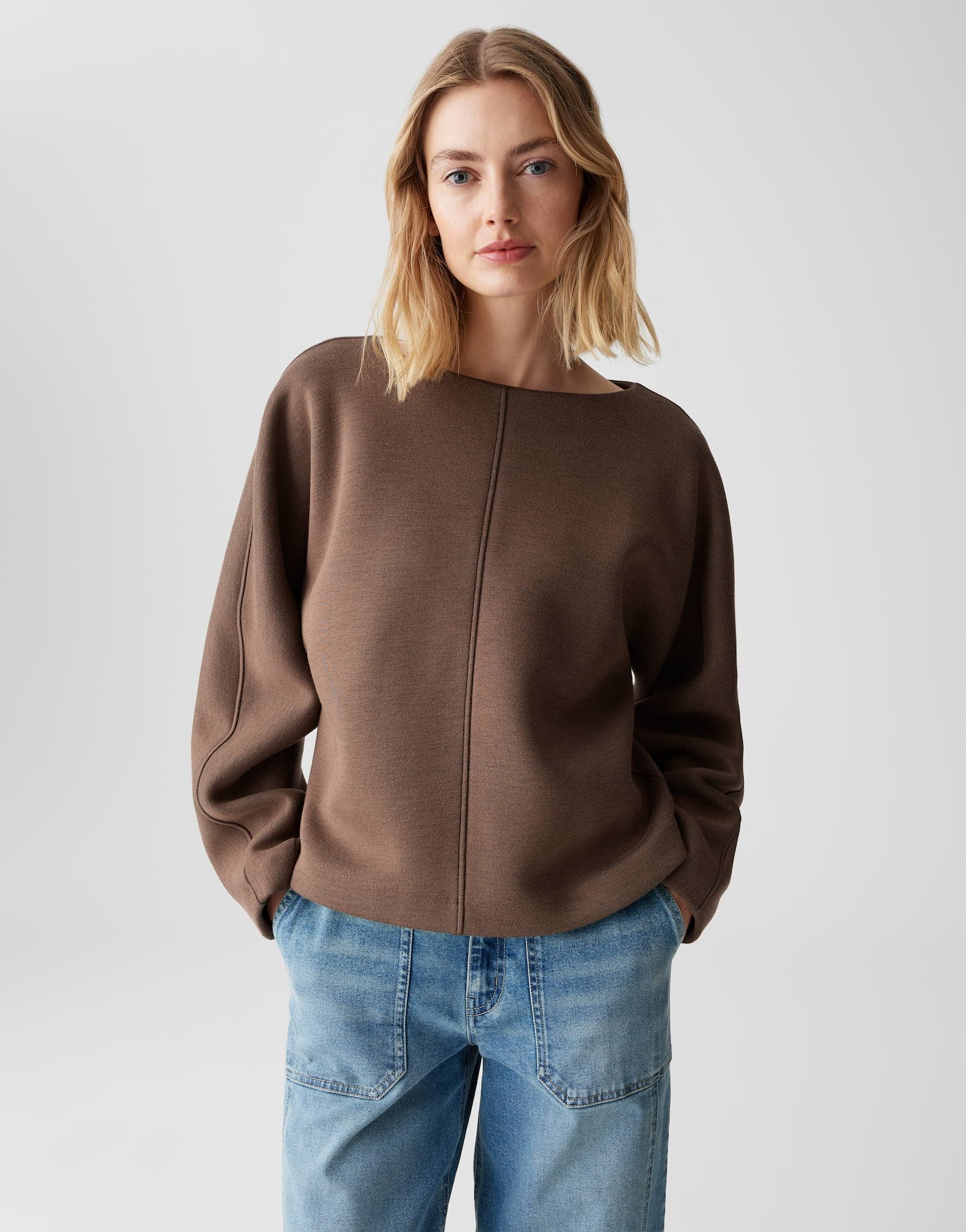Opus Damen Sweatshirts Cocoa