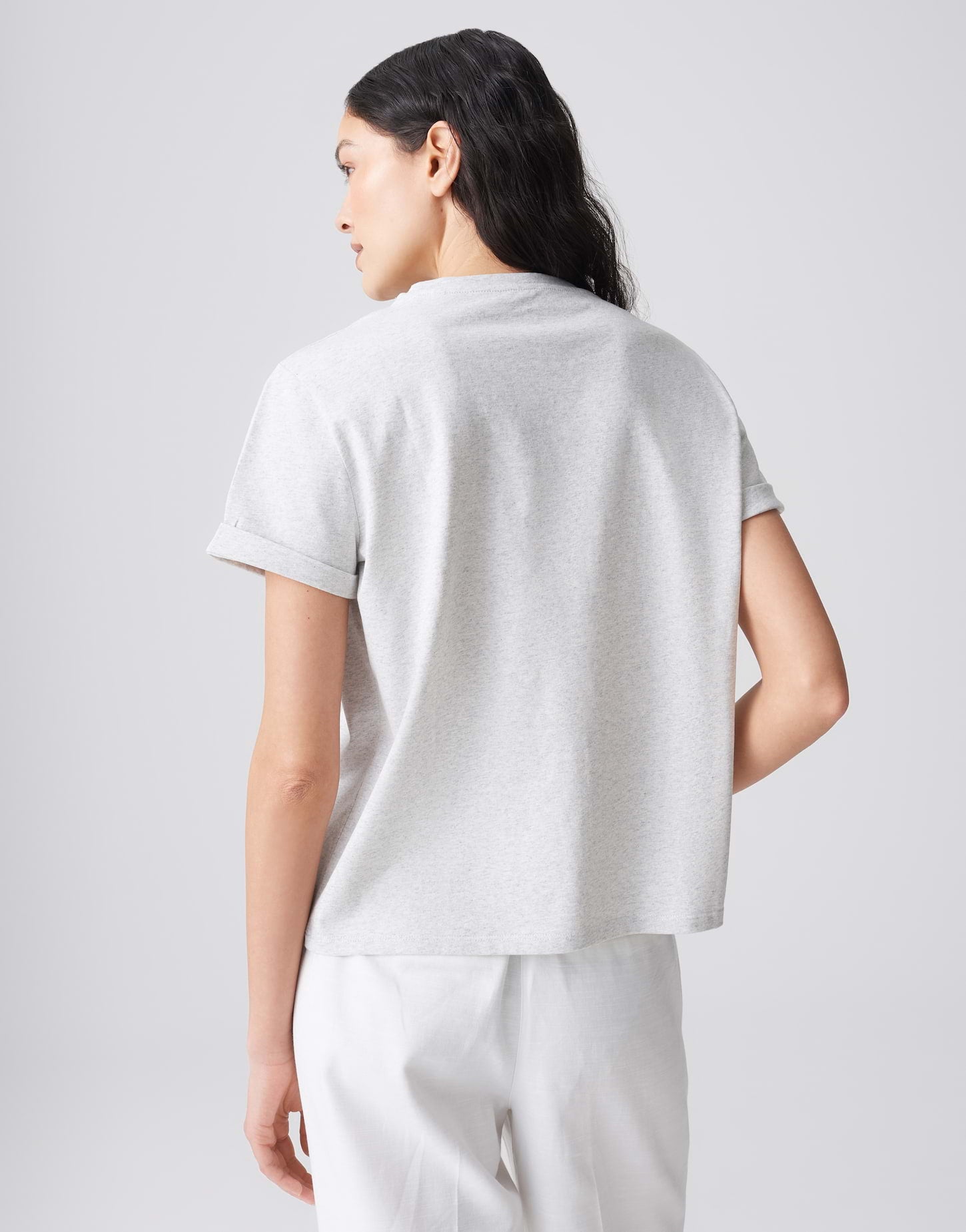 Opus Damen T-Shirts Easy Grey