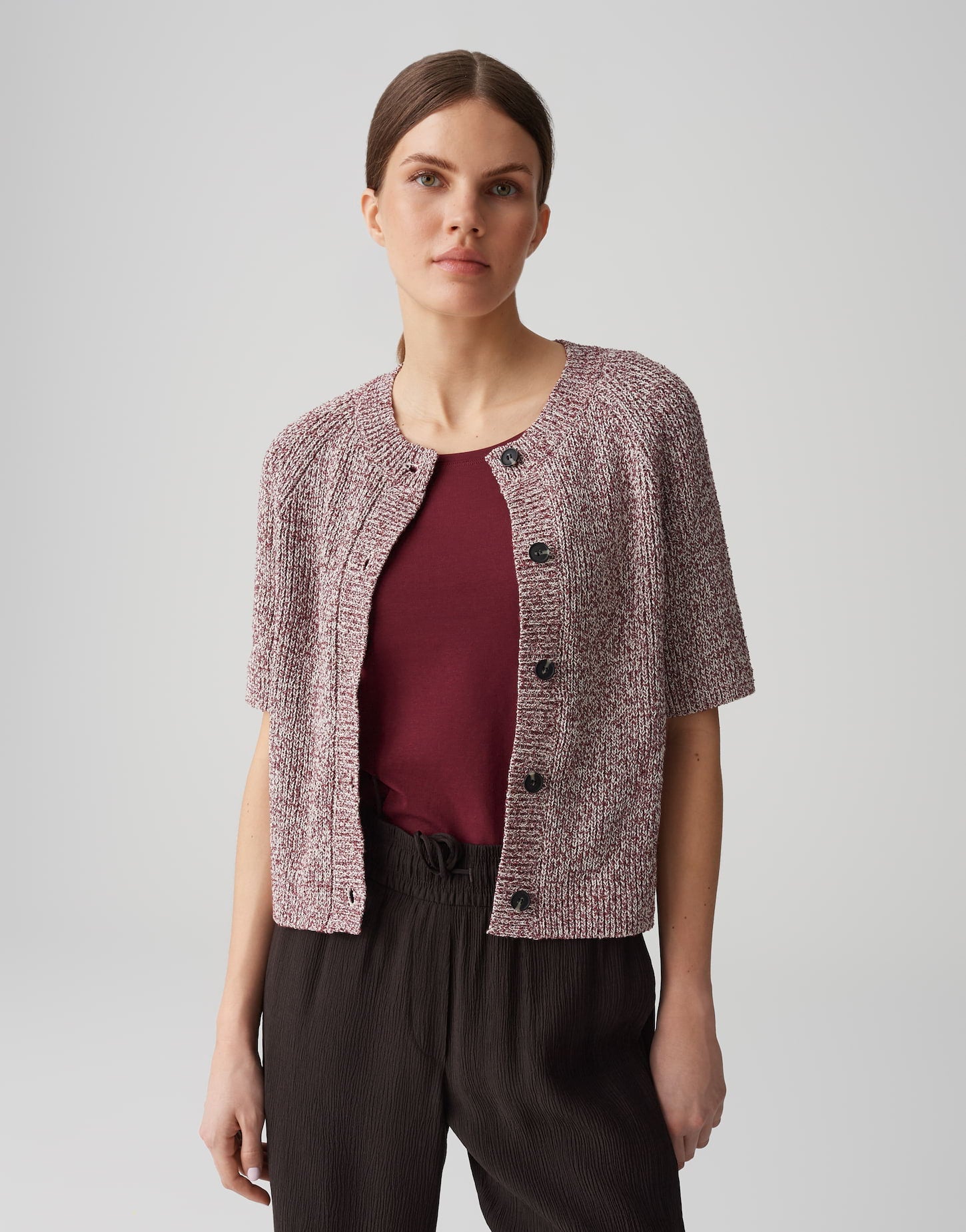 Opus Damen Pullover Cassis