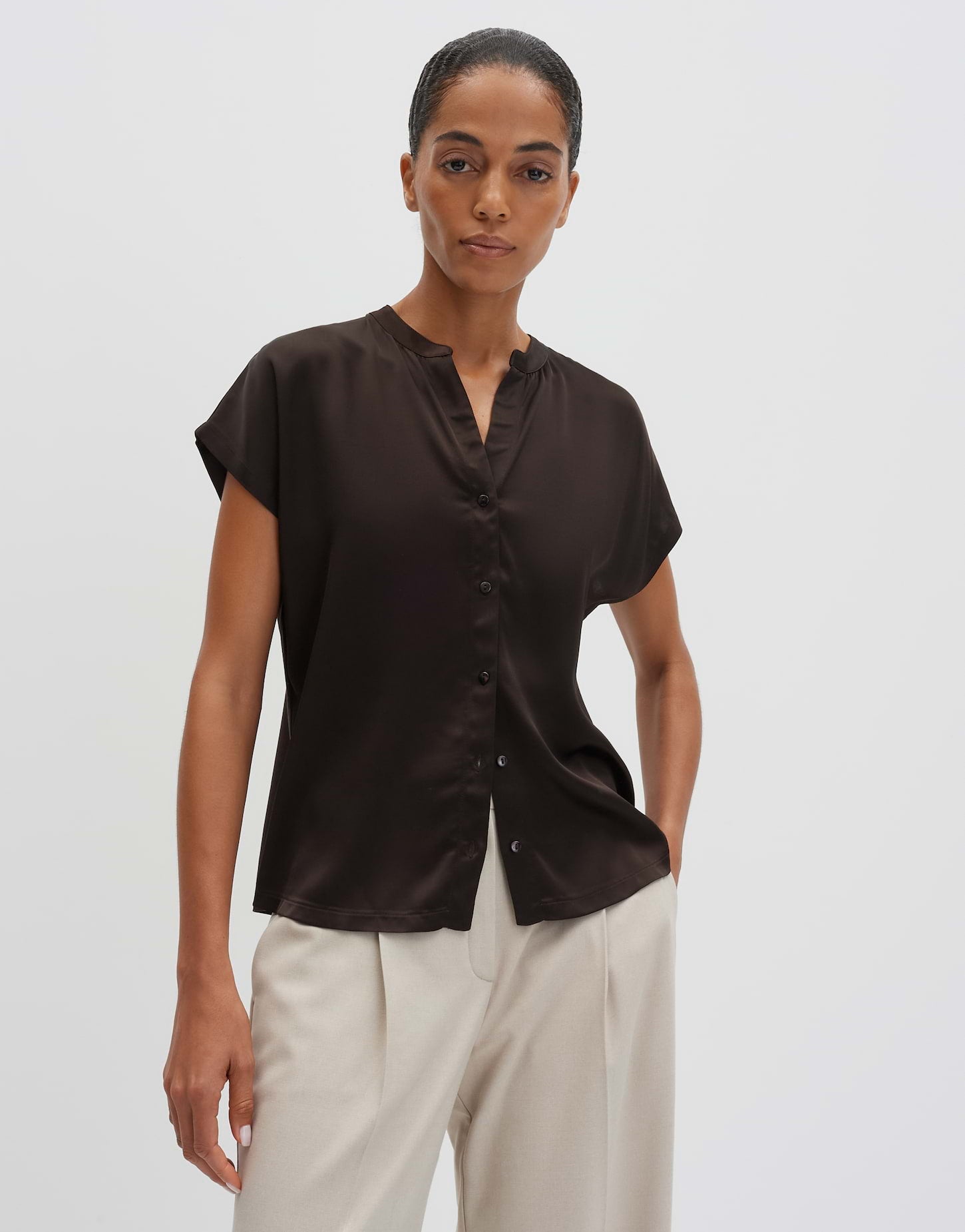 Someday Damen T-Shirts Dark Espresso