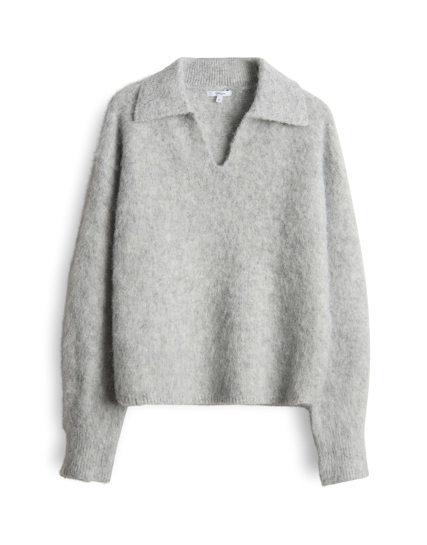 Opus Damen Pullover Hazy Fog Melang