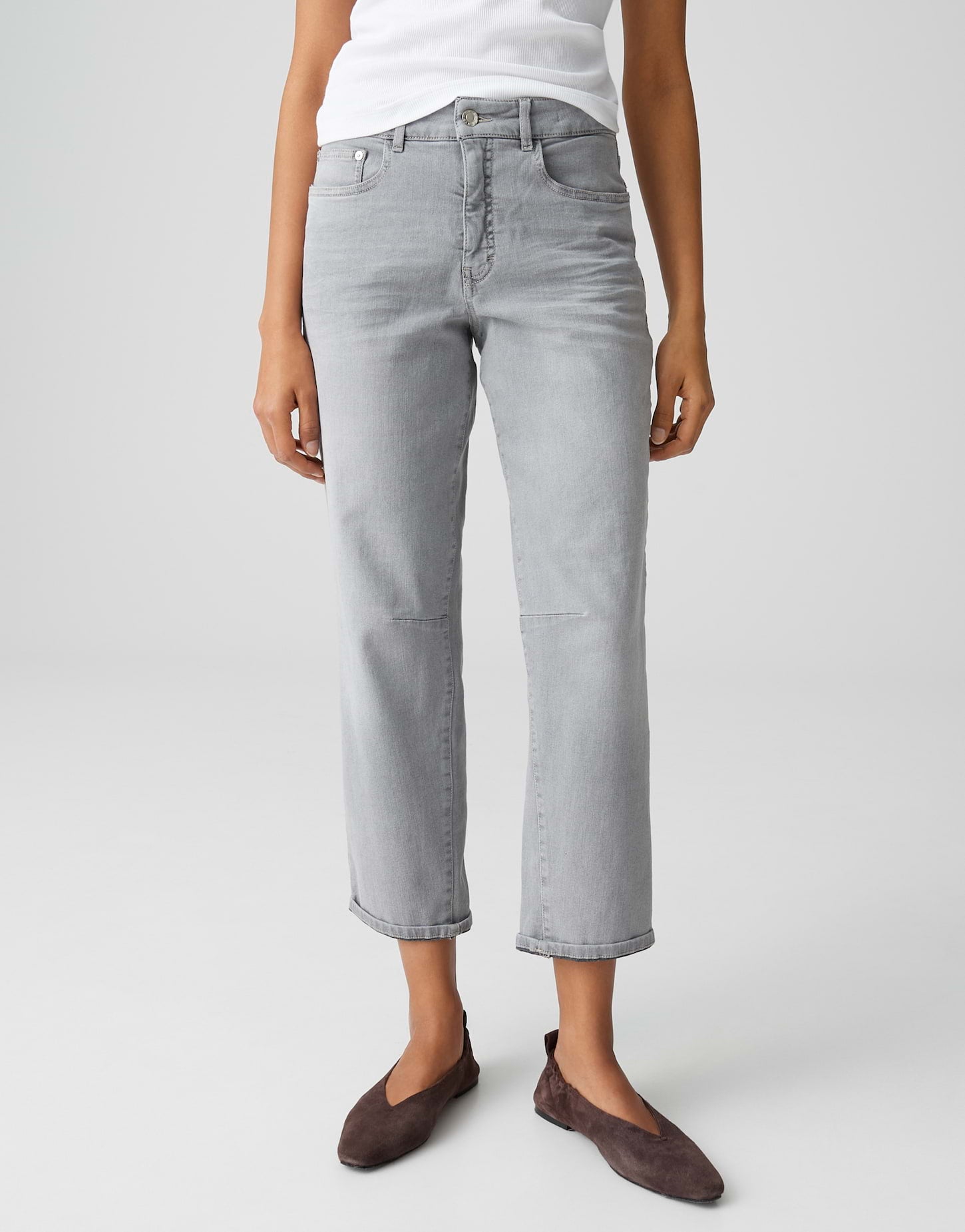 Opus Pants Damen Jeans Light Car