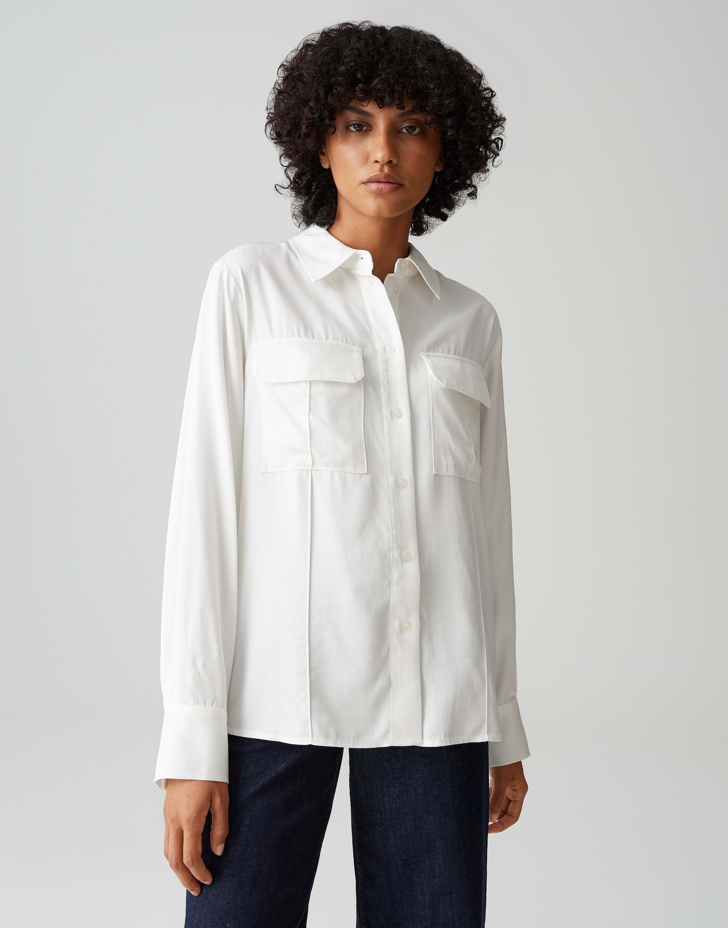 Opus Damen Blusen Milk