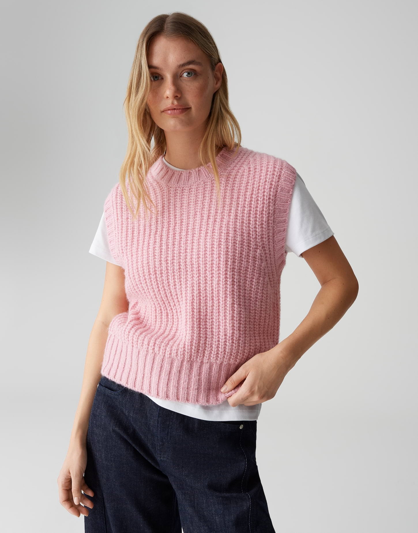 Opus Damen Pullover Coral Blush