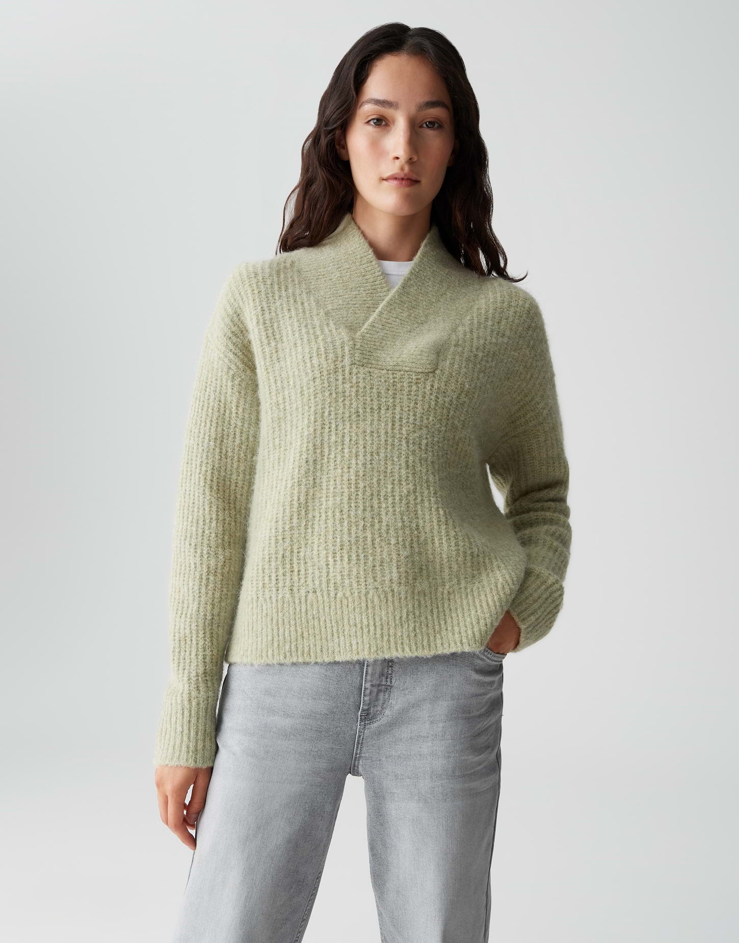 Opus Damen Pullover Soft Matcha