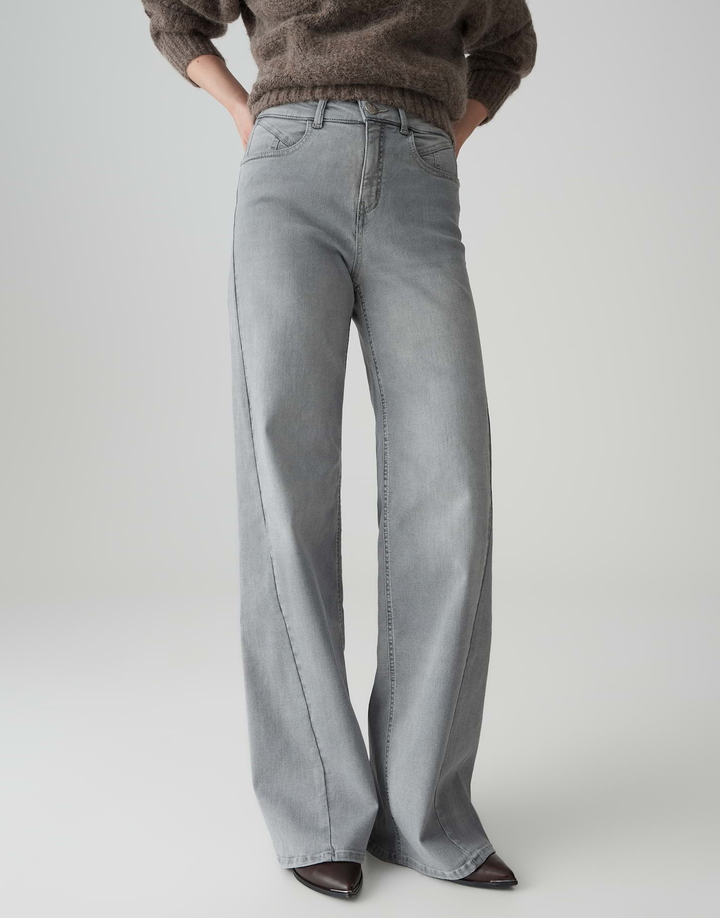 Opus Pants Damen Jeans Light Car